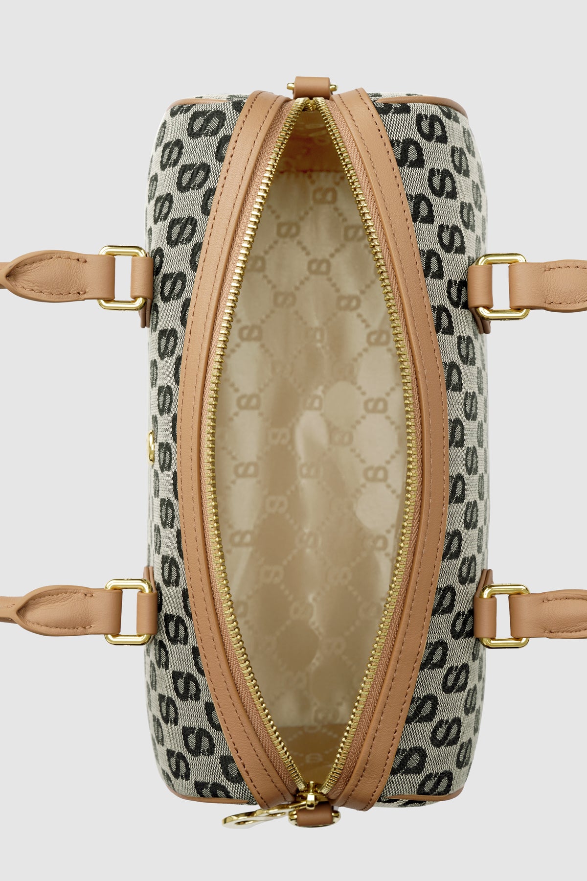 Monogram Handbag - Brown