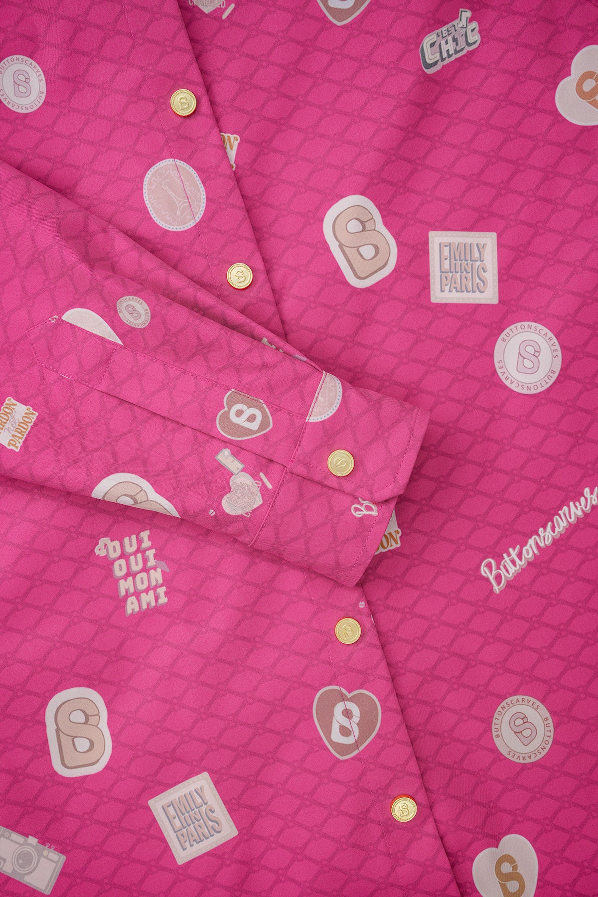 Parisian Basic Shirt - Fuchsia