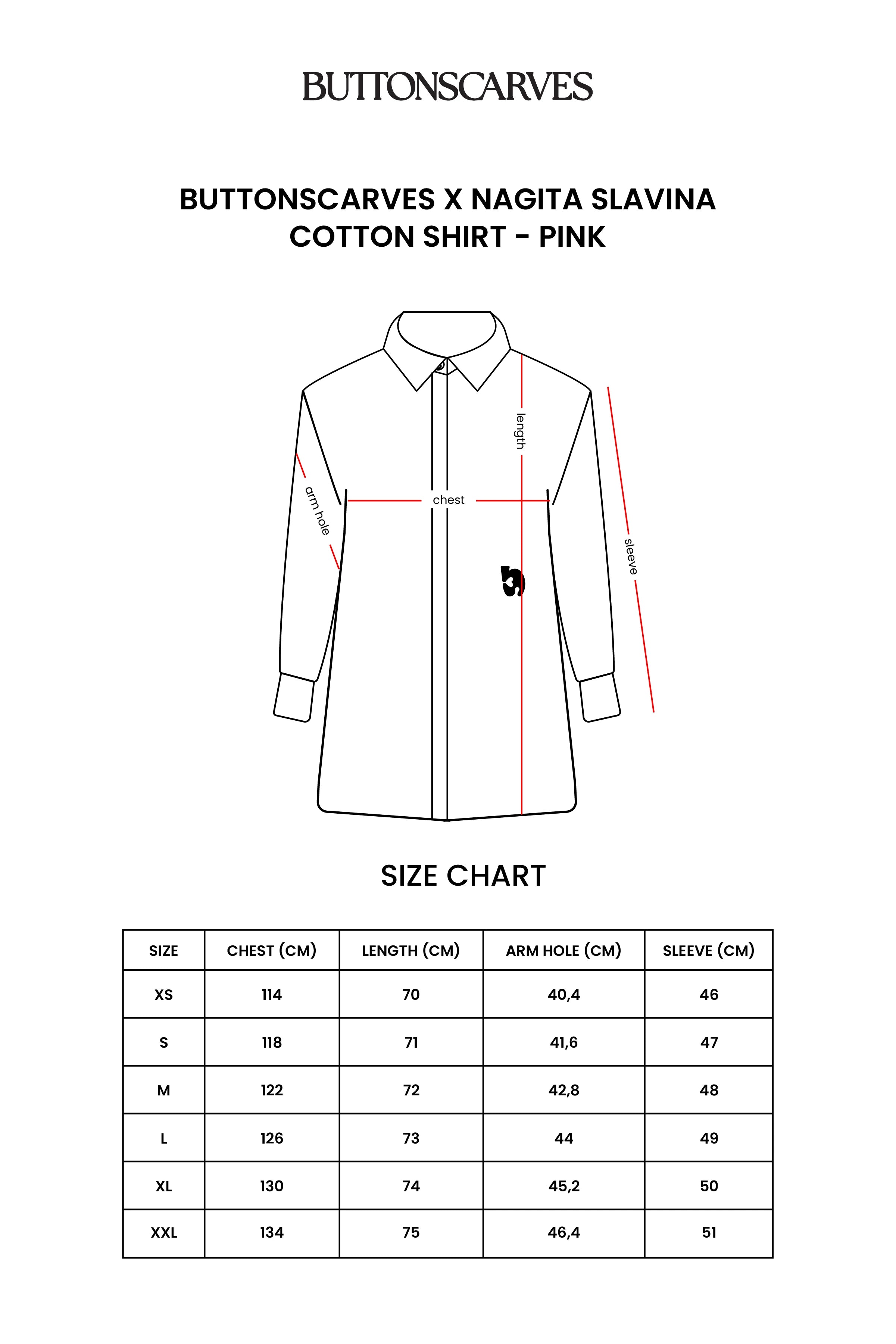 Nagita Cotton Shirt - Pink