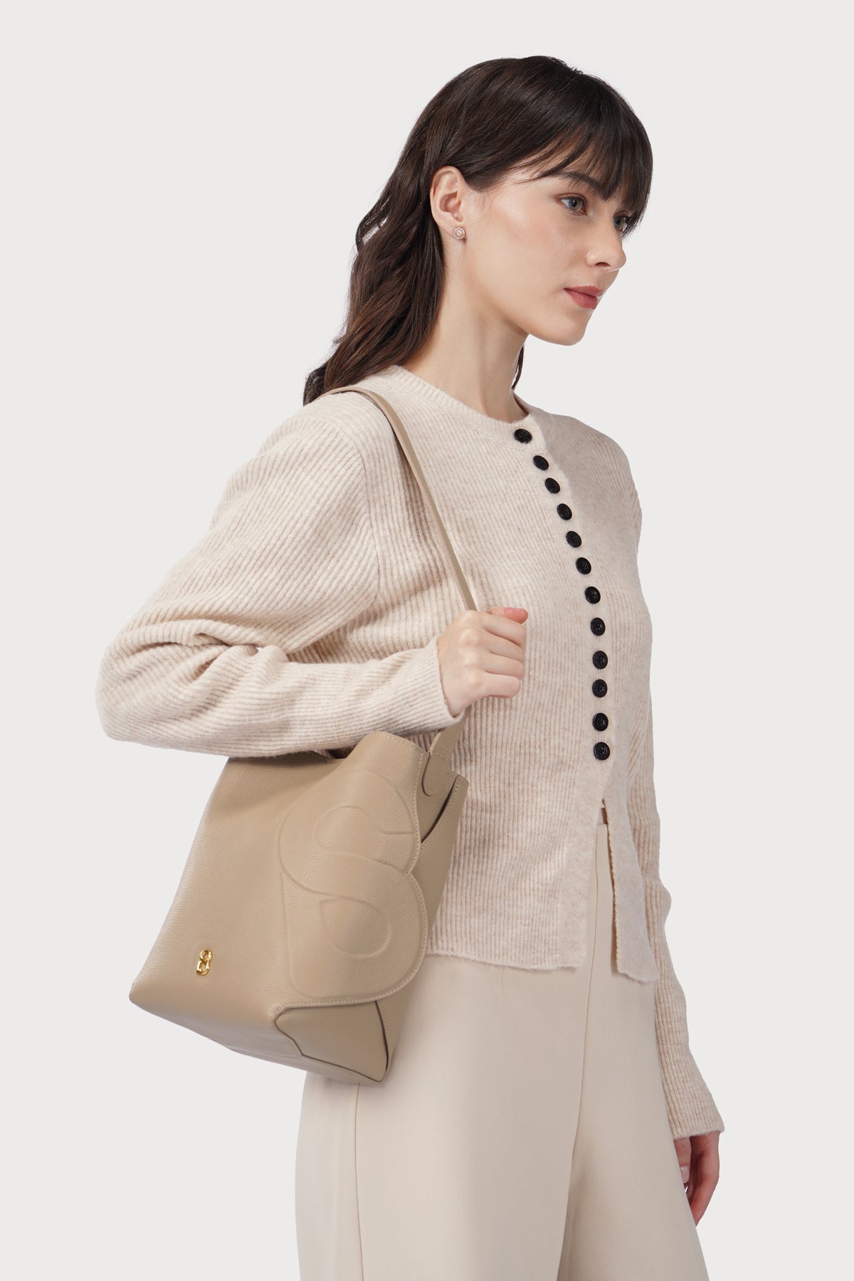 Aria Bucket Bag - Clay