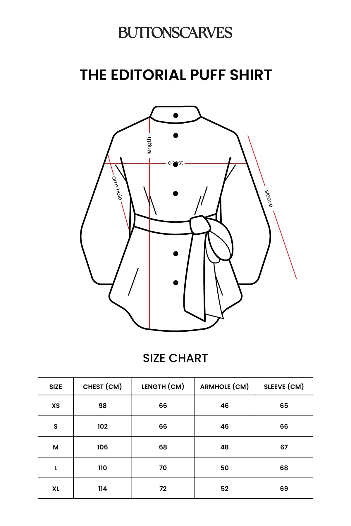 The Editor Puff Shirt - Black
