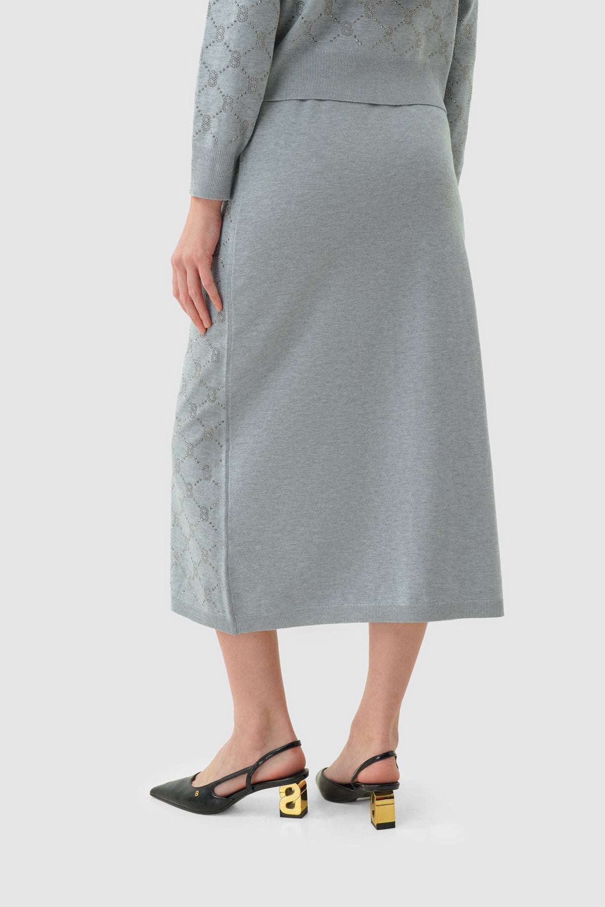 Beverly Knit Set - Grey