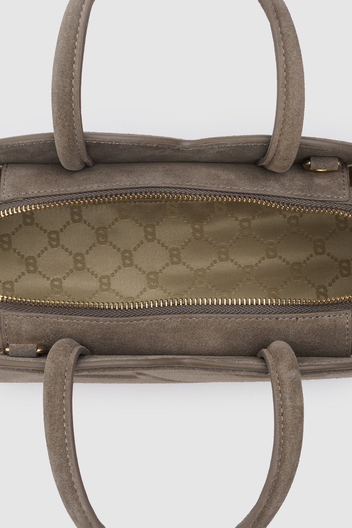 Joy Bag Medium - Suede Leather - Taupe