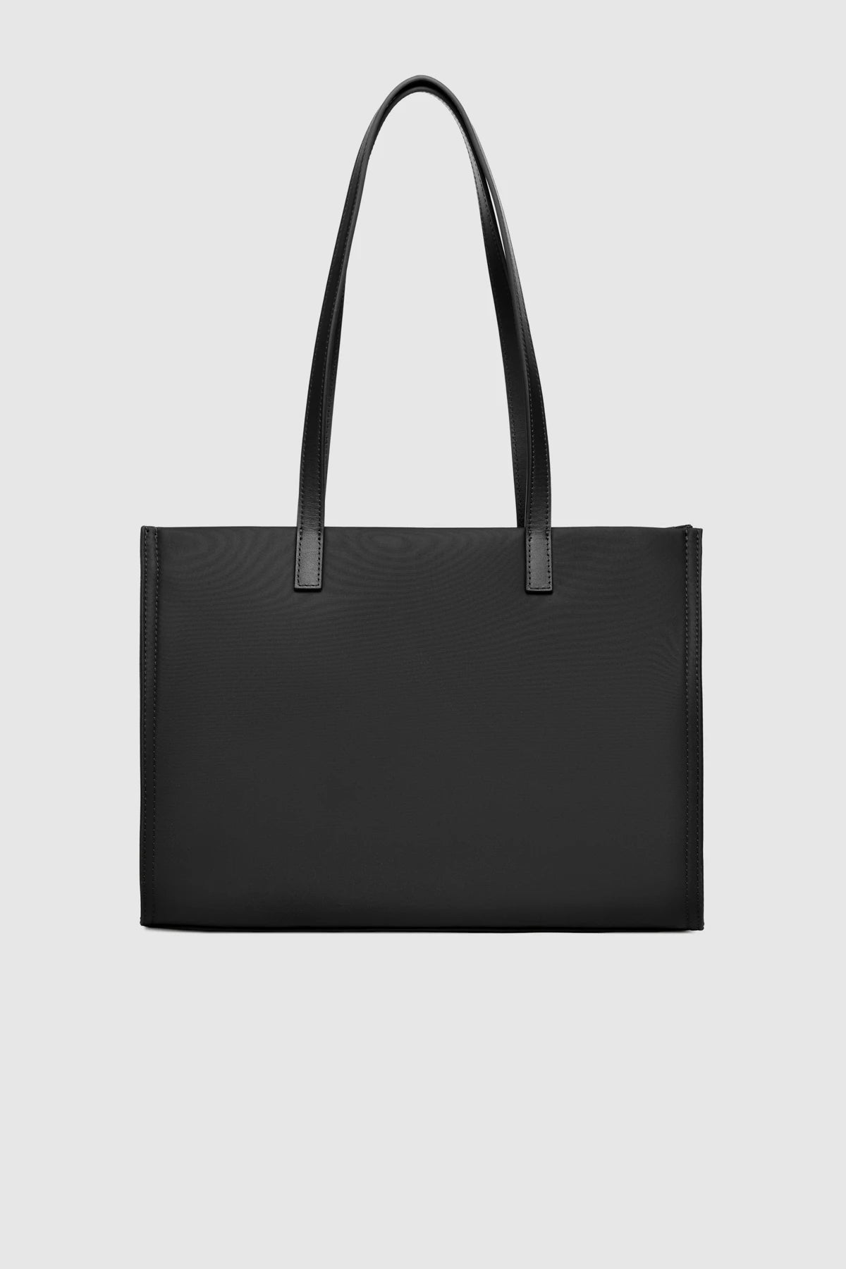 nara tote bag in black by buttonscarves back view