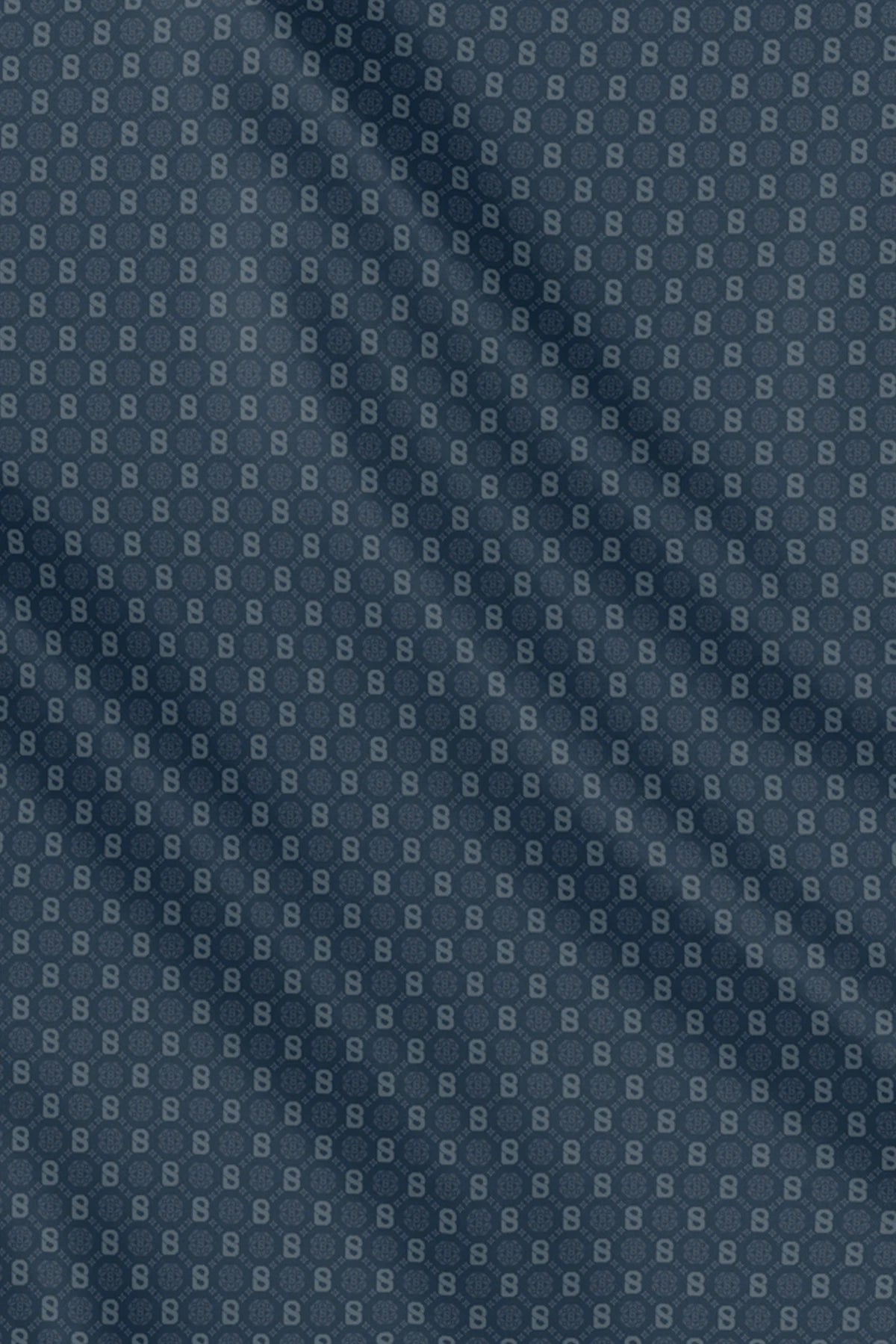 Songket Square - Maritime Blue