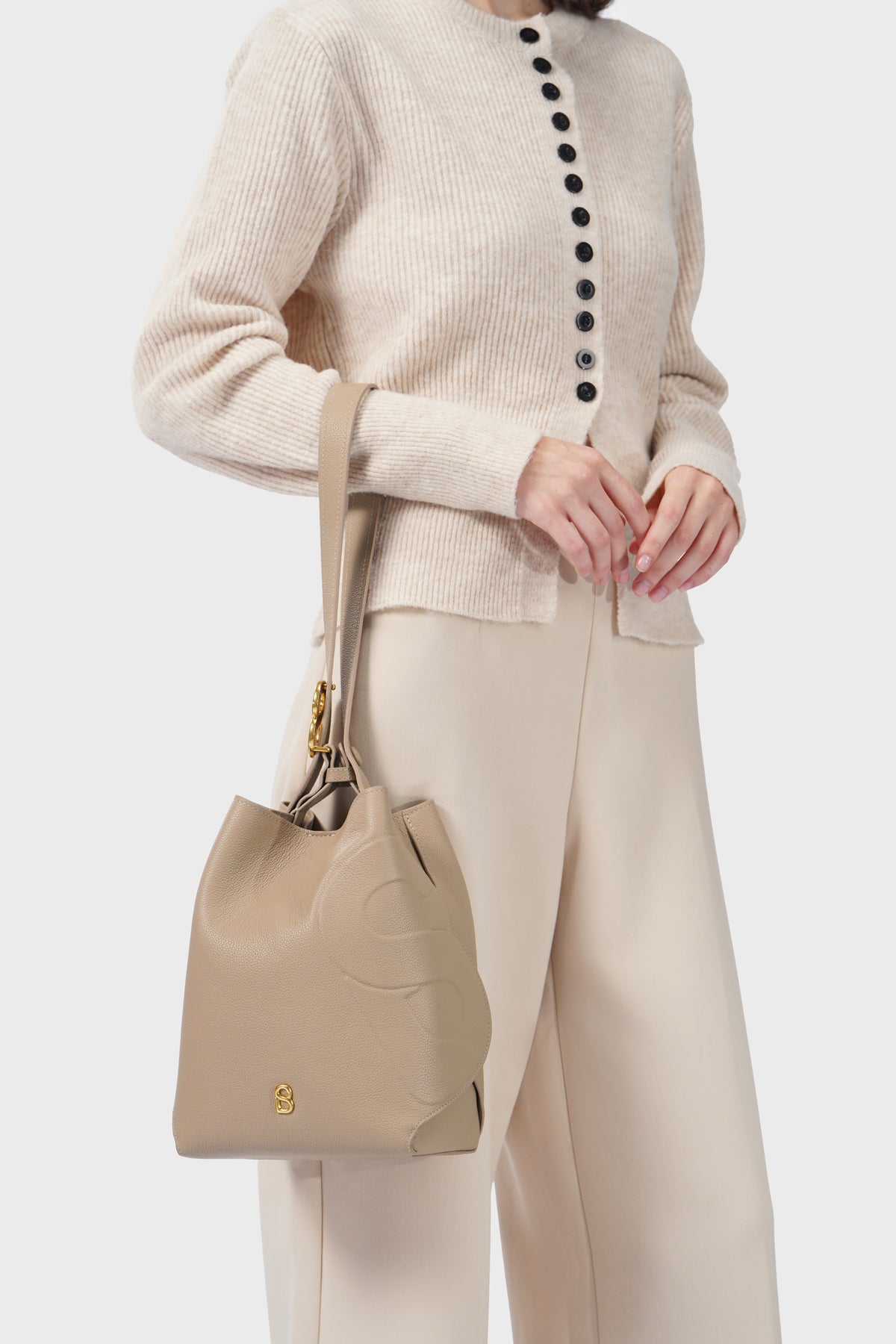 Aria Bucket Bag - Clay