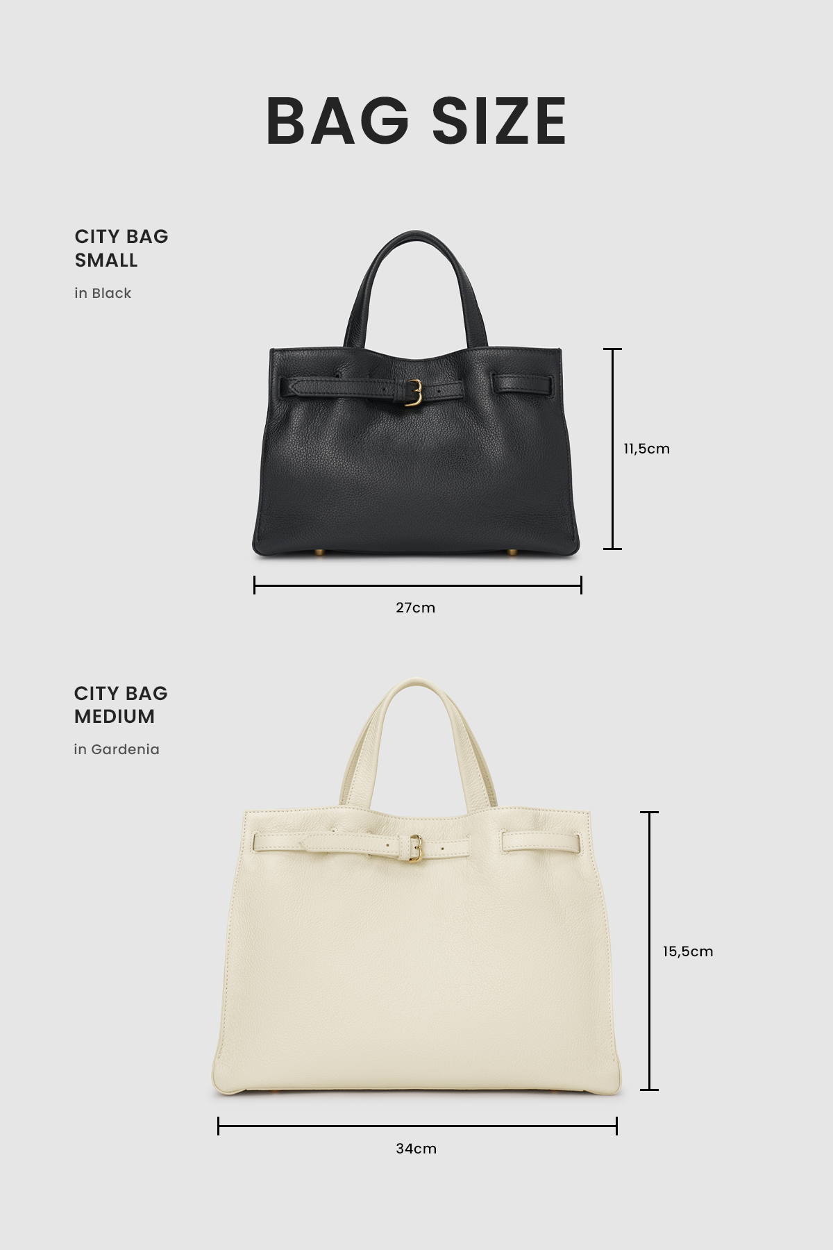 The City Bag Medium - Gardenia