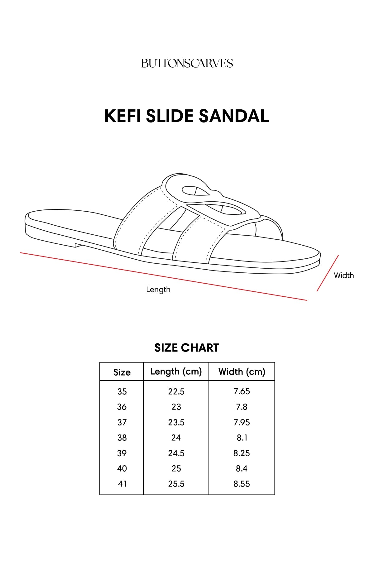 Kefi Slide Sandal - Grey Cream