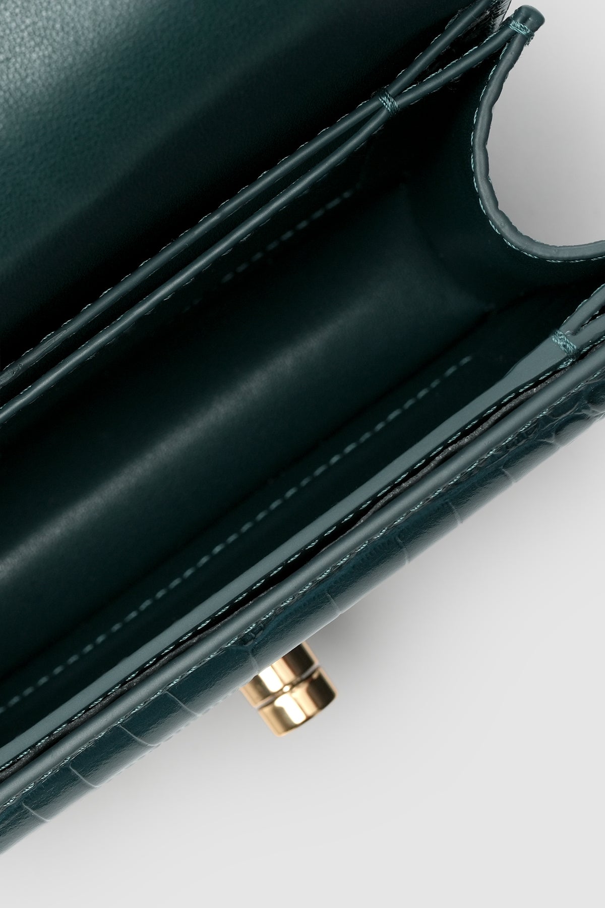 Alba Bag - Teal in Croco
