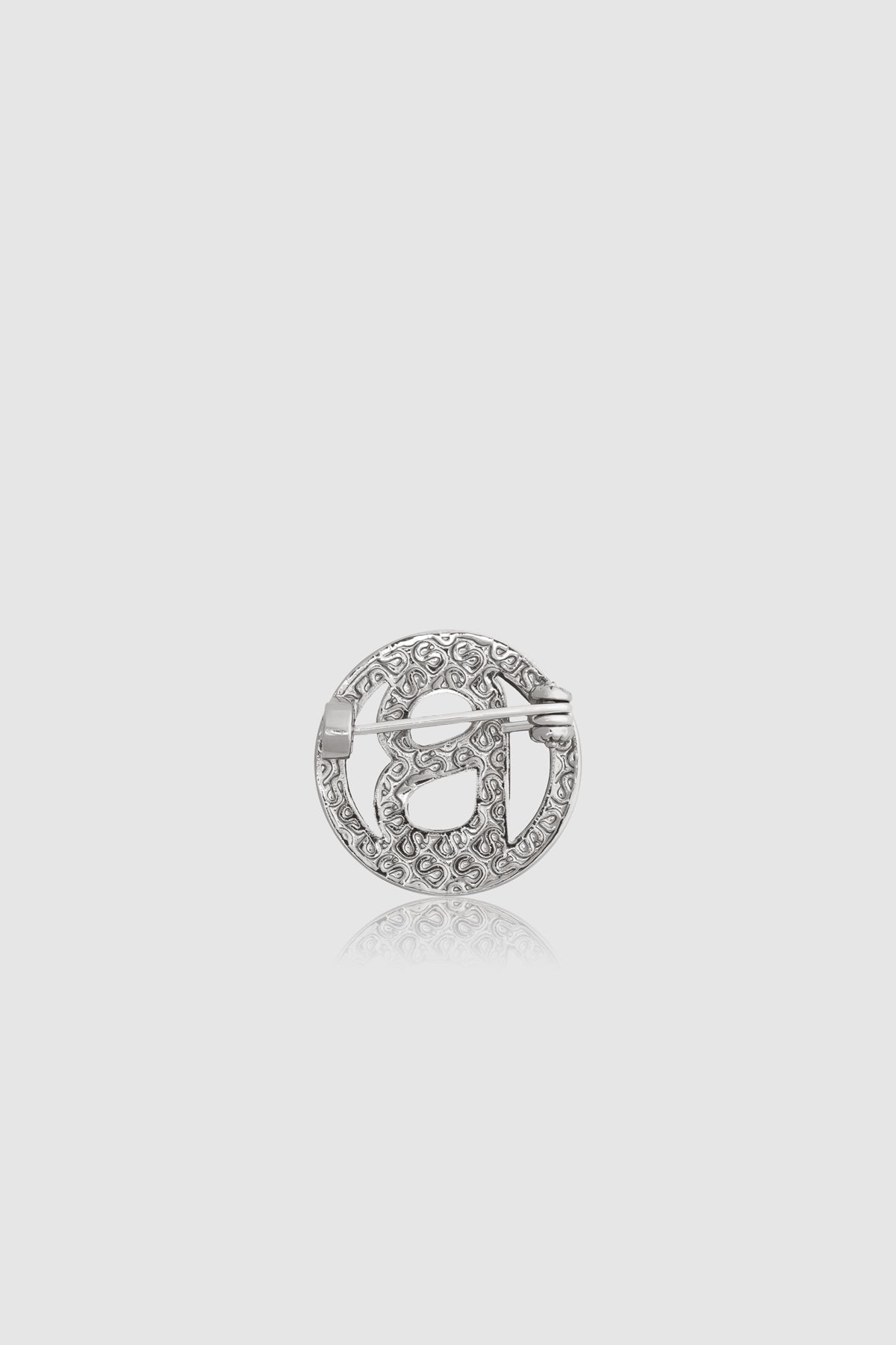 Round Pin Brooch Package 04 - Silver