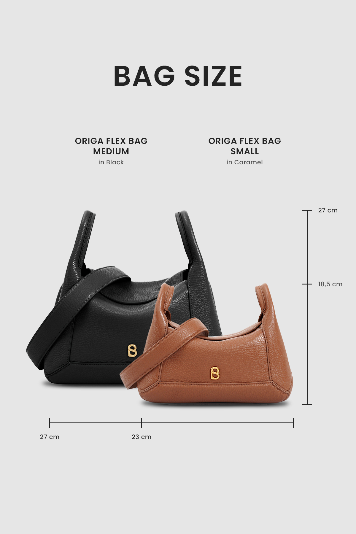 Origa Flex Bag Small - Caramel