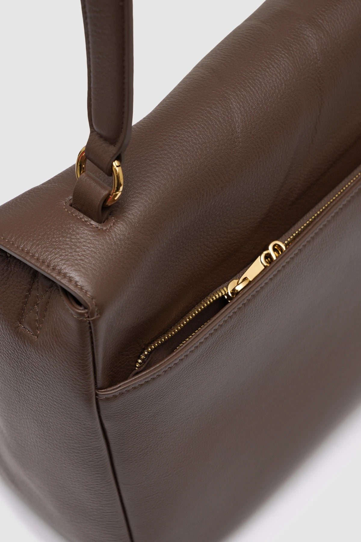Savina Bag - Pebble Leather - Brown