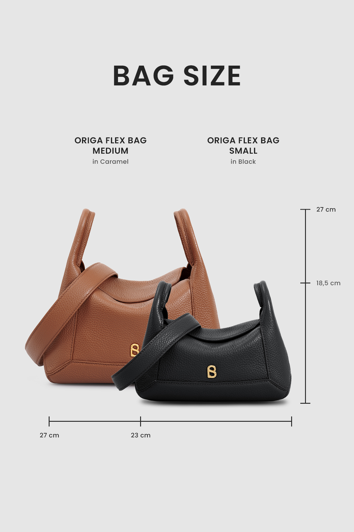 Origa Flex Bag Medium - Caramel