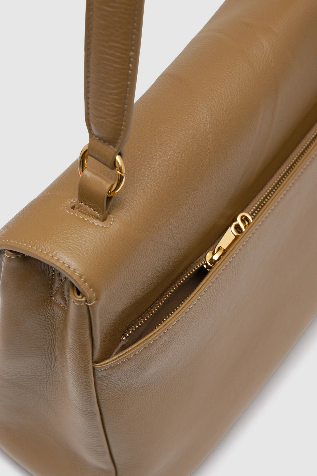 Savina Bag - Pebble Leather - Amber Haze