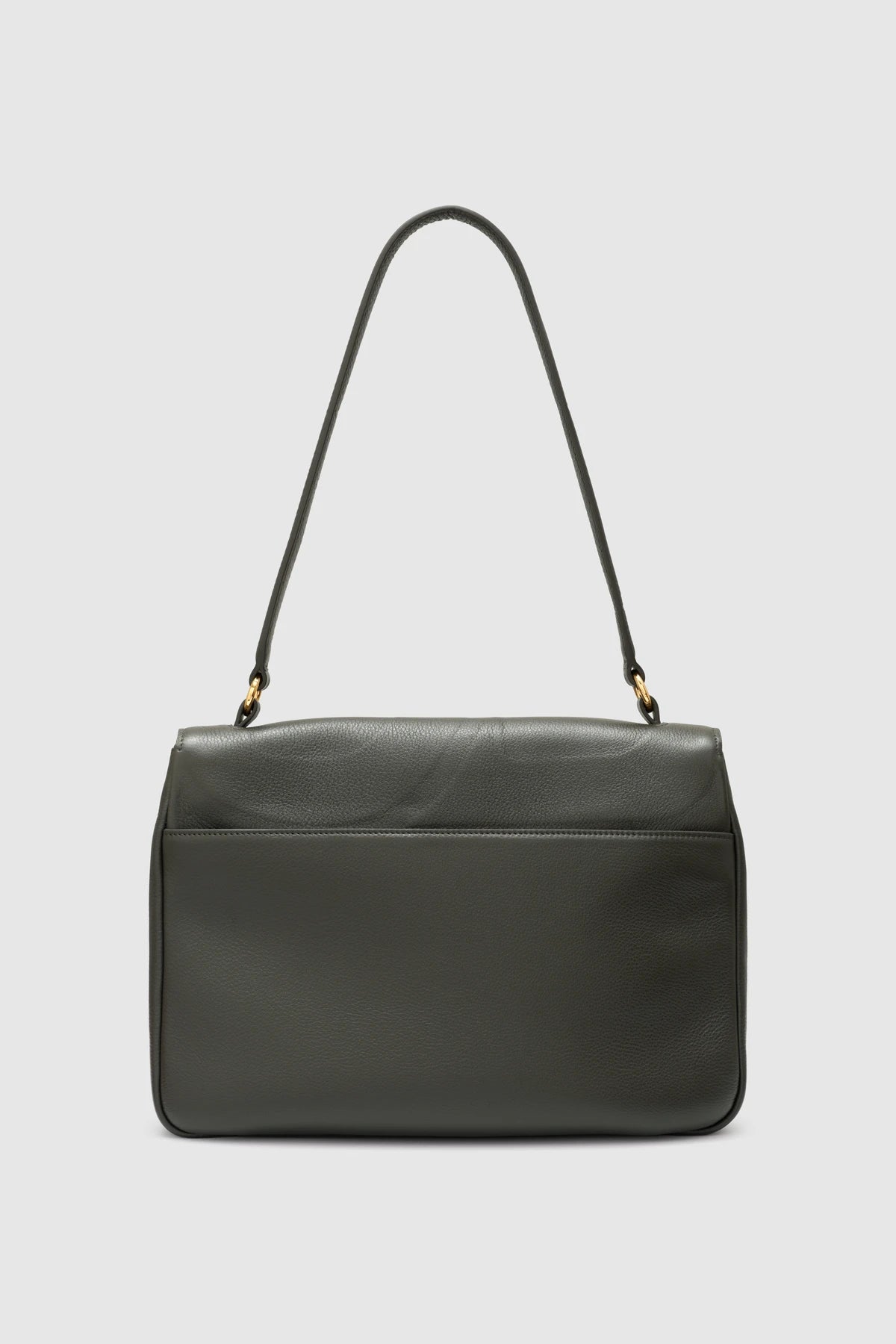 Savina Bag - Pebble Leather - Dark Olive