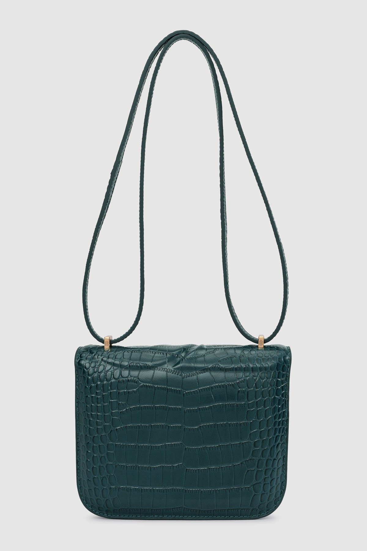 Alba Bag - Teal in Croco