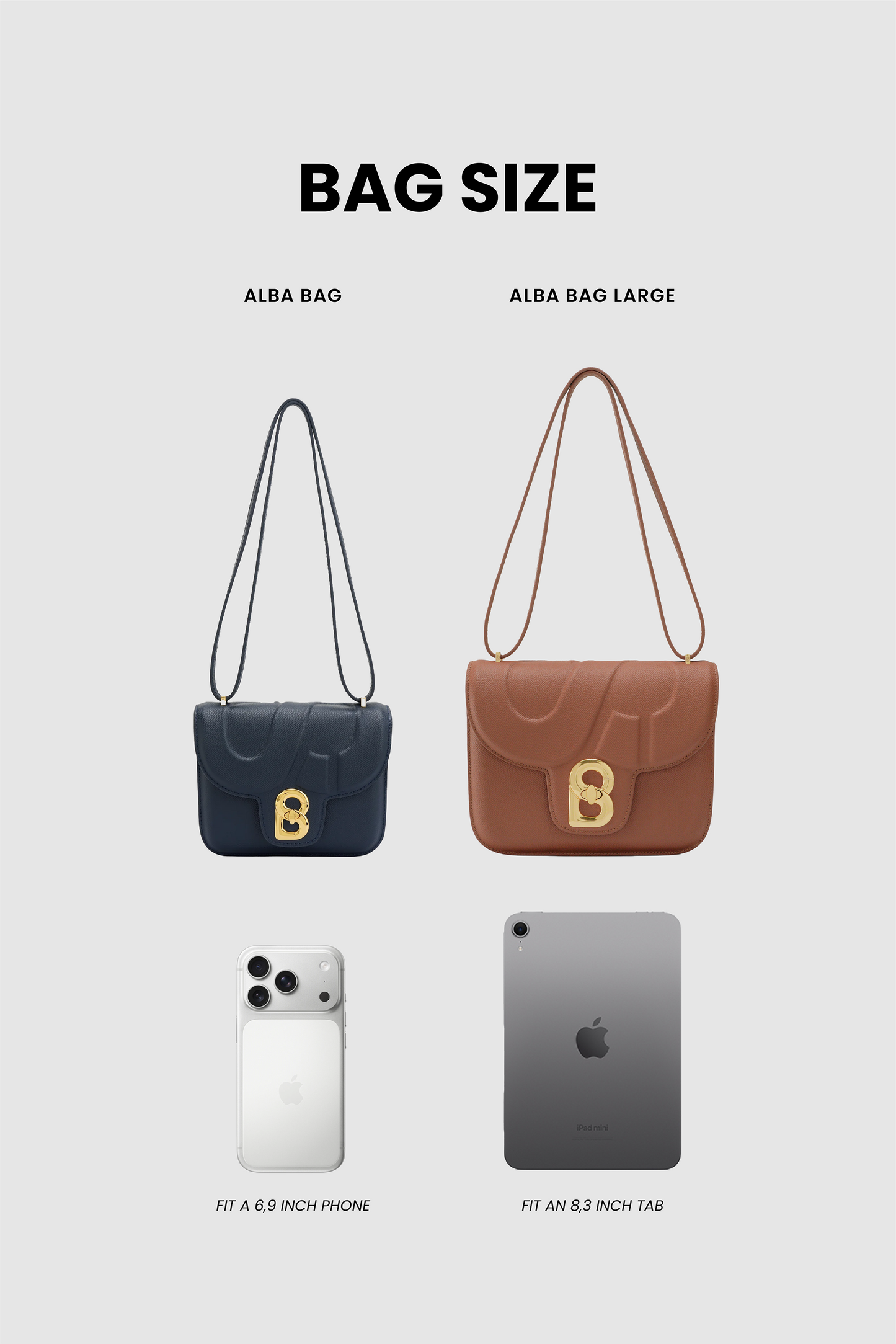 Alba Bag Large - Caramel