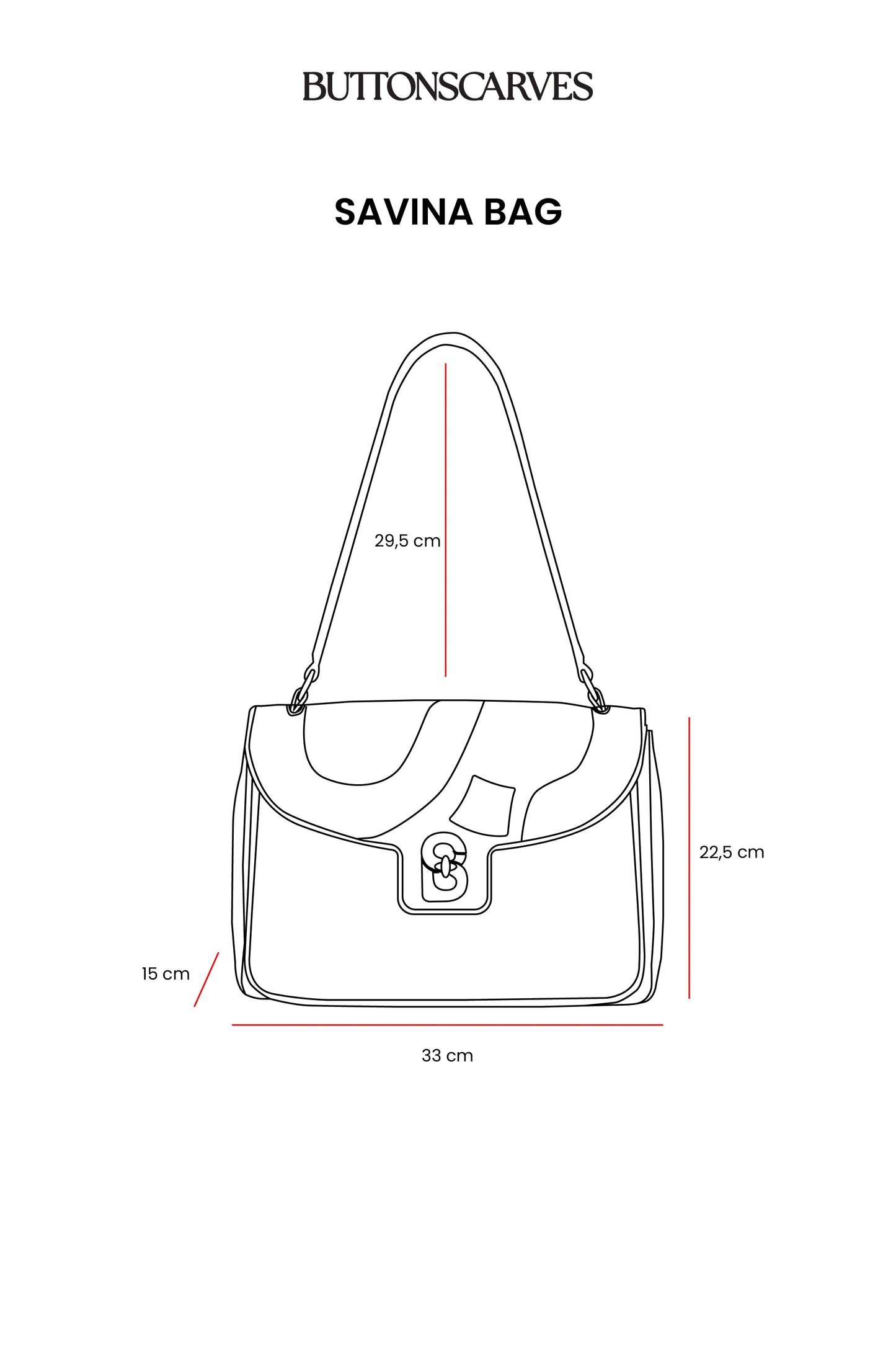 Savina Bag - Pebble Leather - Brown