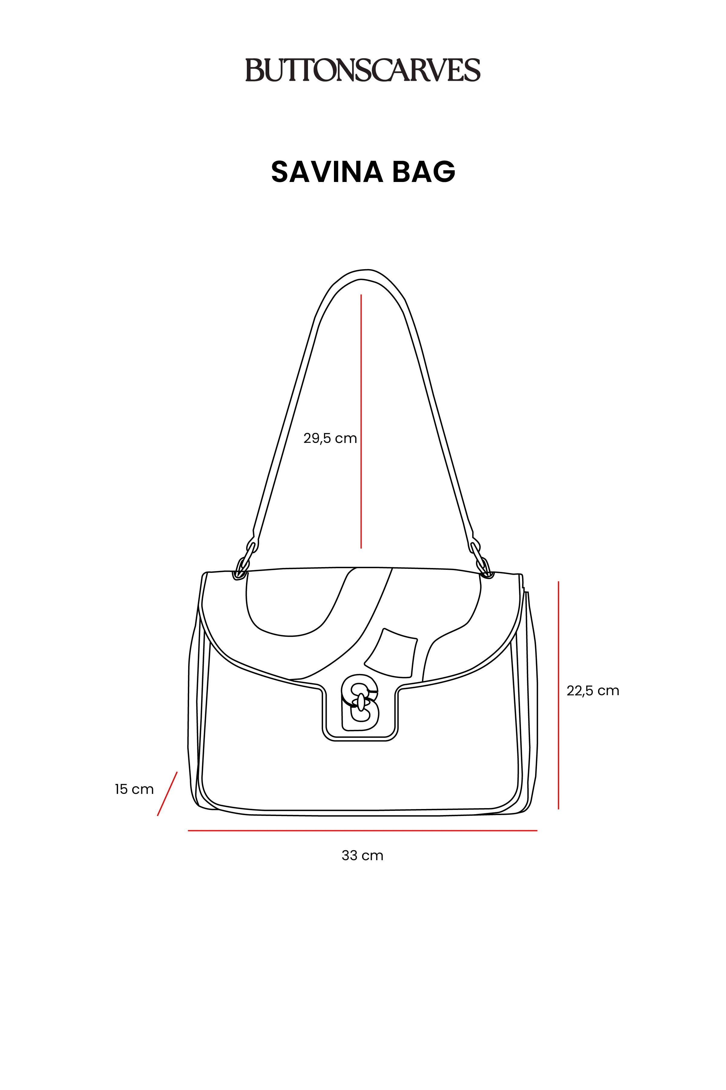 Savina Bag - Pebble Leather - Brown