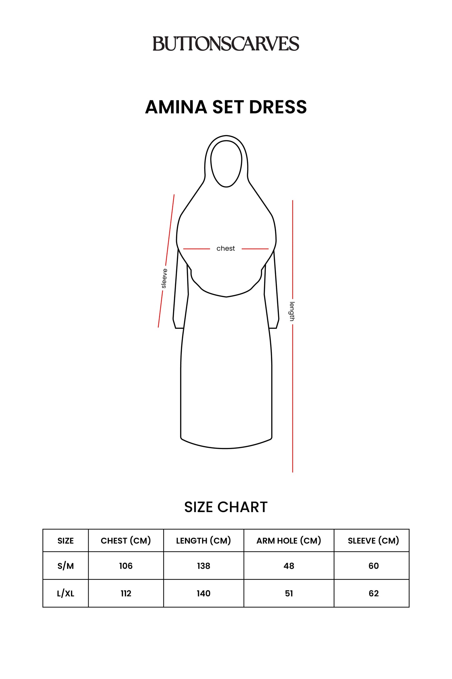 Amina Set Dress - Cream