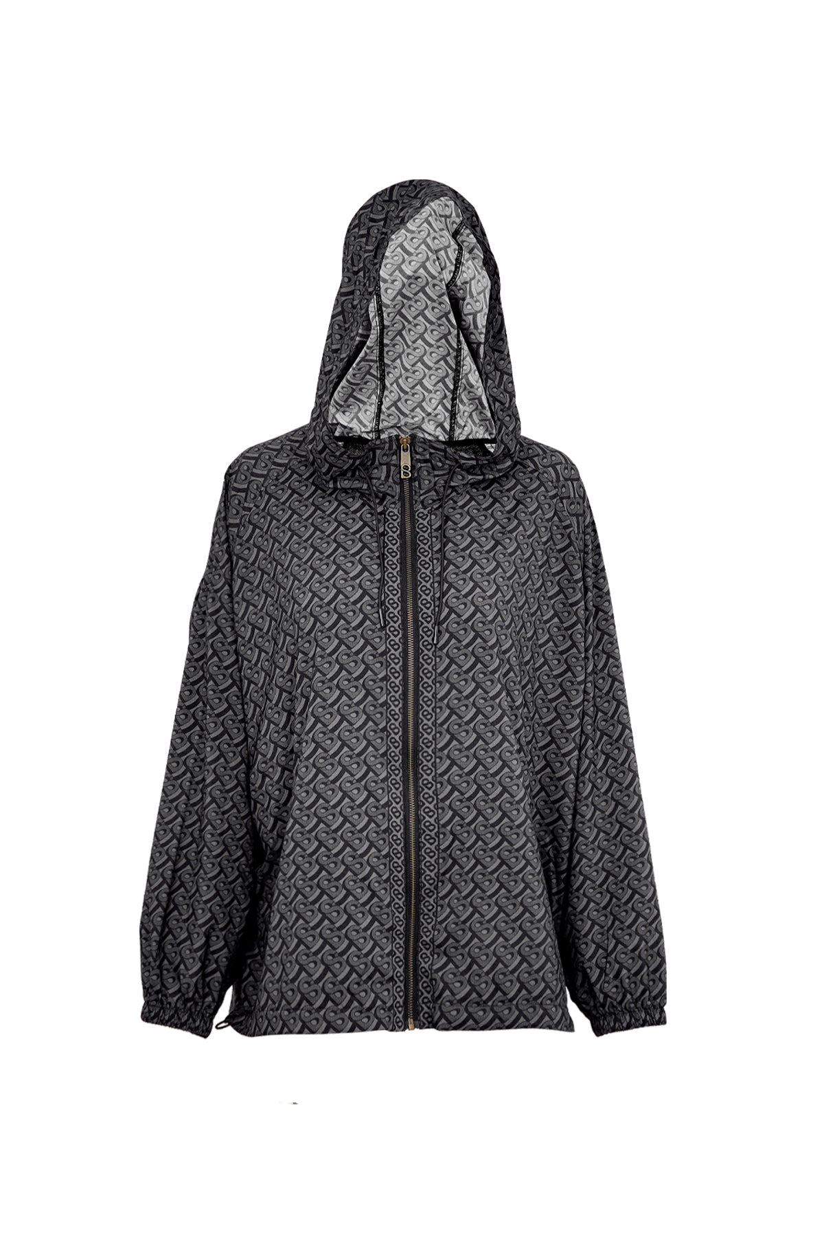 Athleisure Büyük Boy Hava Ceketi - Siyah