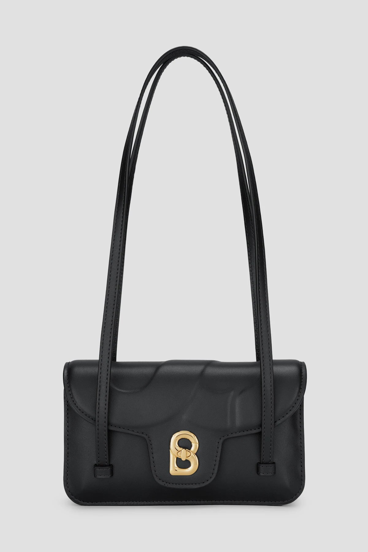 alka shoulder bag in black by buttonscarves
