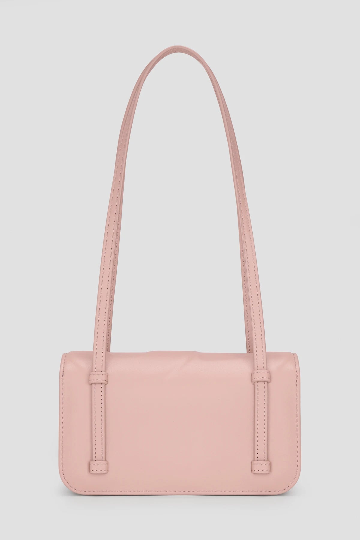 alka shoulder bag in blush pink by buttonscarves back view