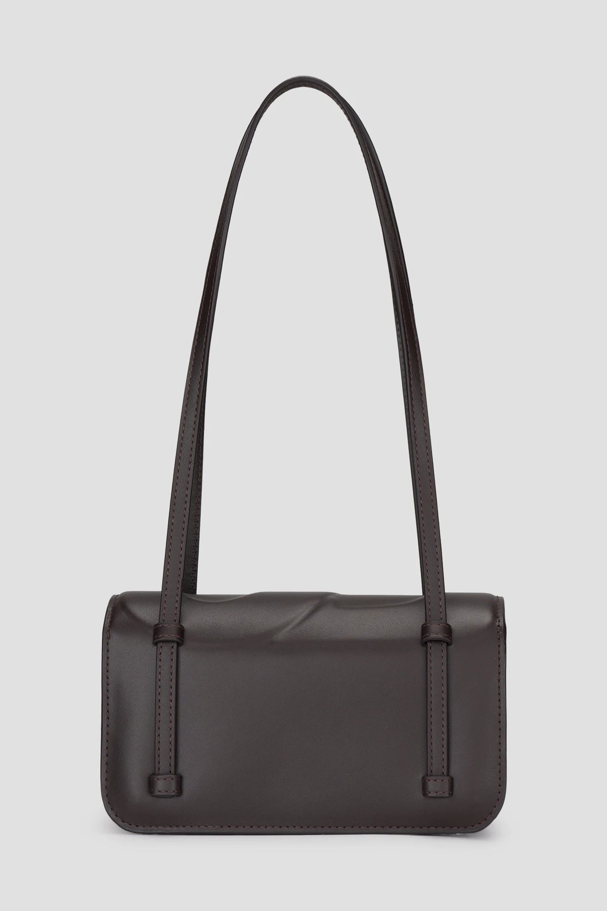 alka shoulder bag in bordeaux by buttonscarves back view
