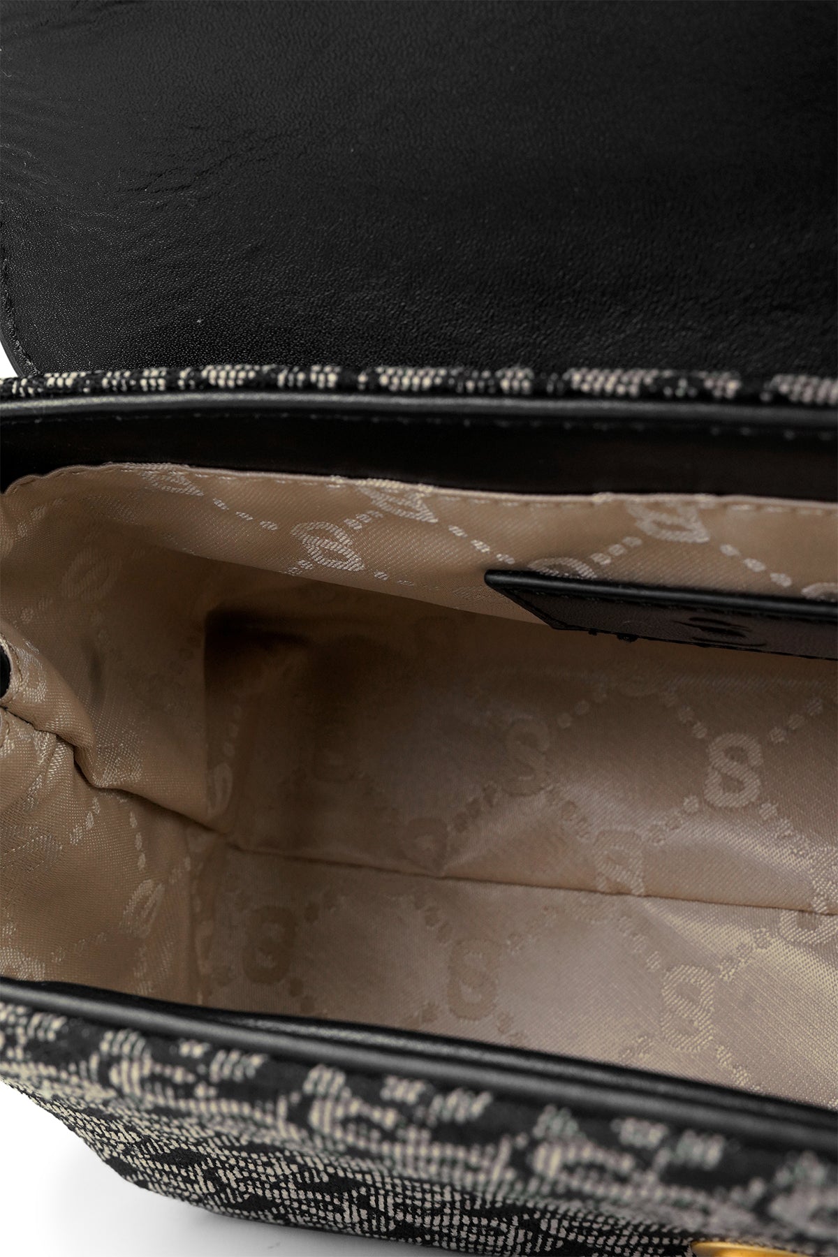 Alma Bimu Jakarlı Çanta Küçük - Siyah