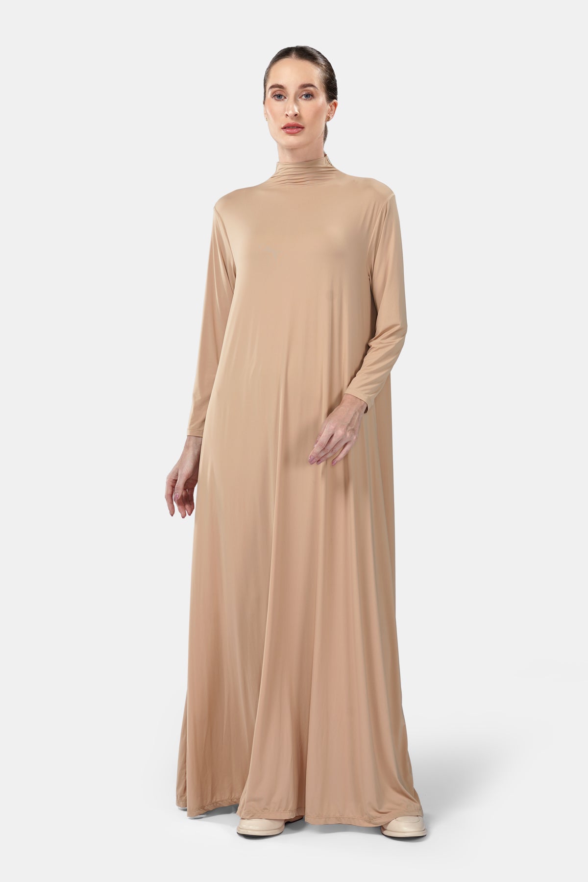 Aria Inner Dress - Long Sleeves - Brown