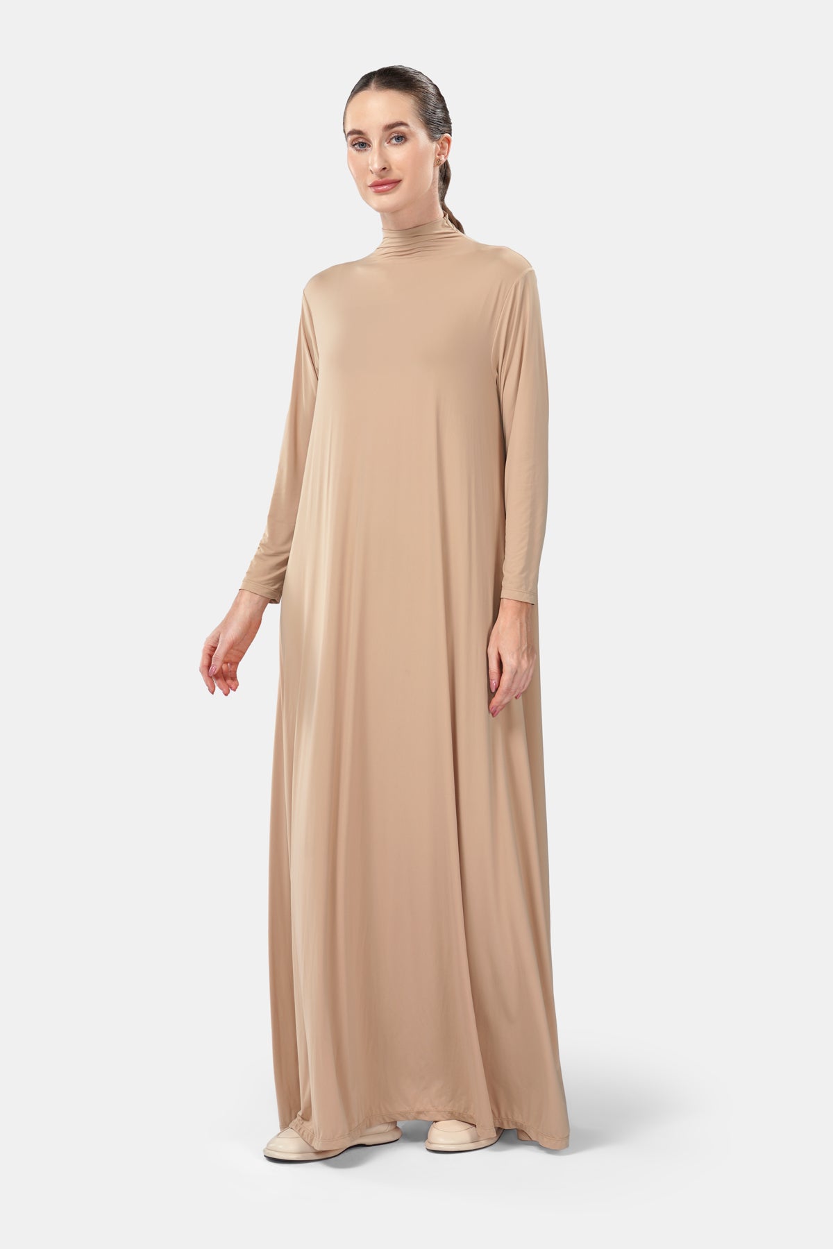 Aria Inner Dress - Long Sleeves - Brown