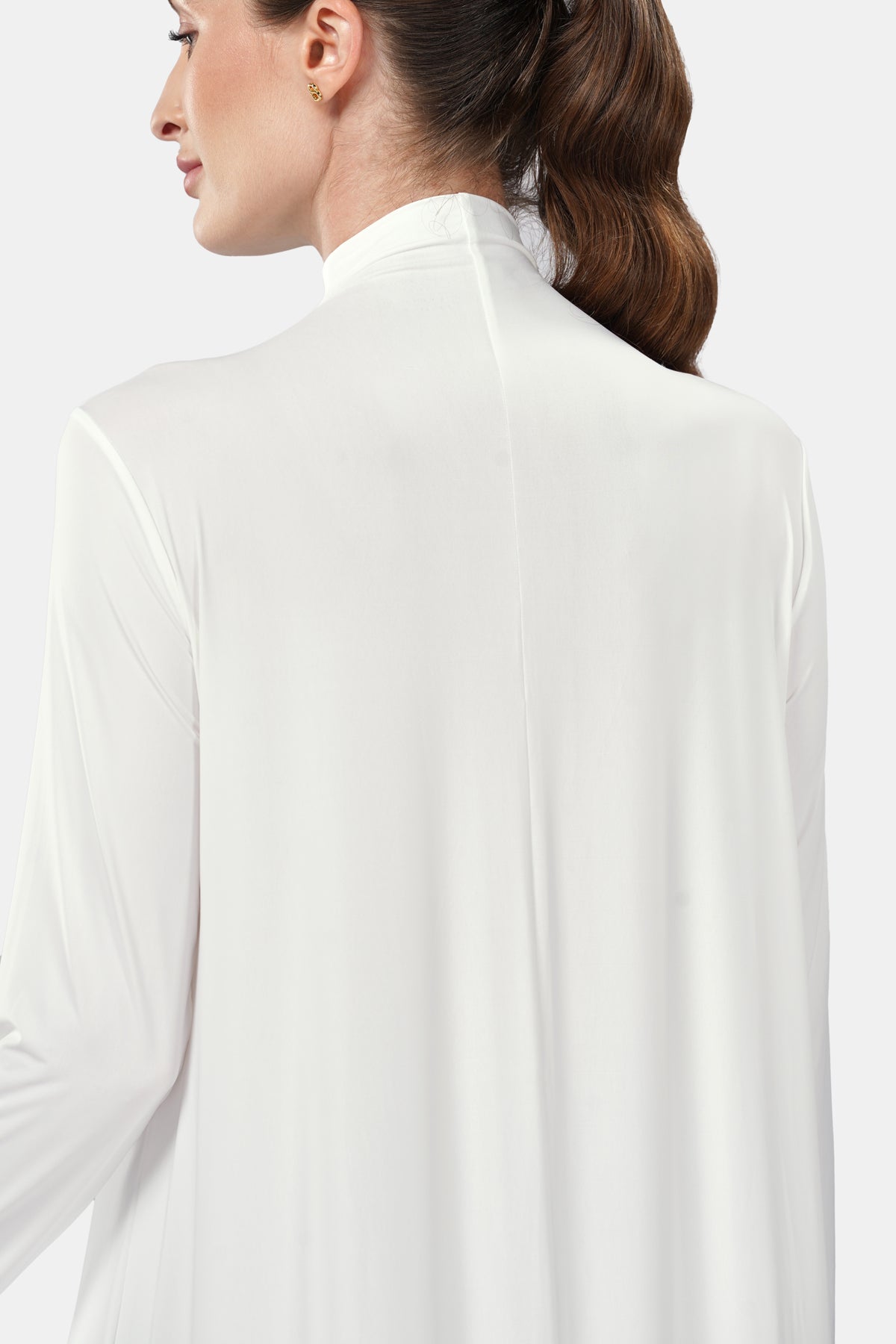 Aria Inner Dress - Long Sleeves - White