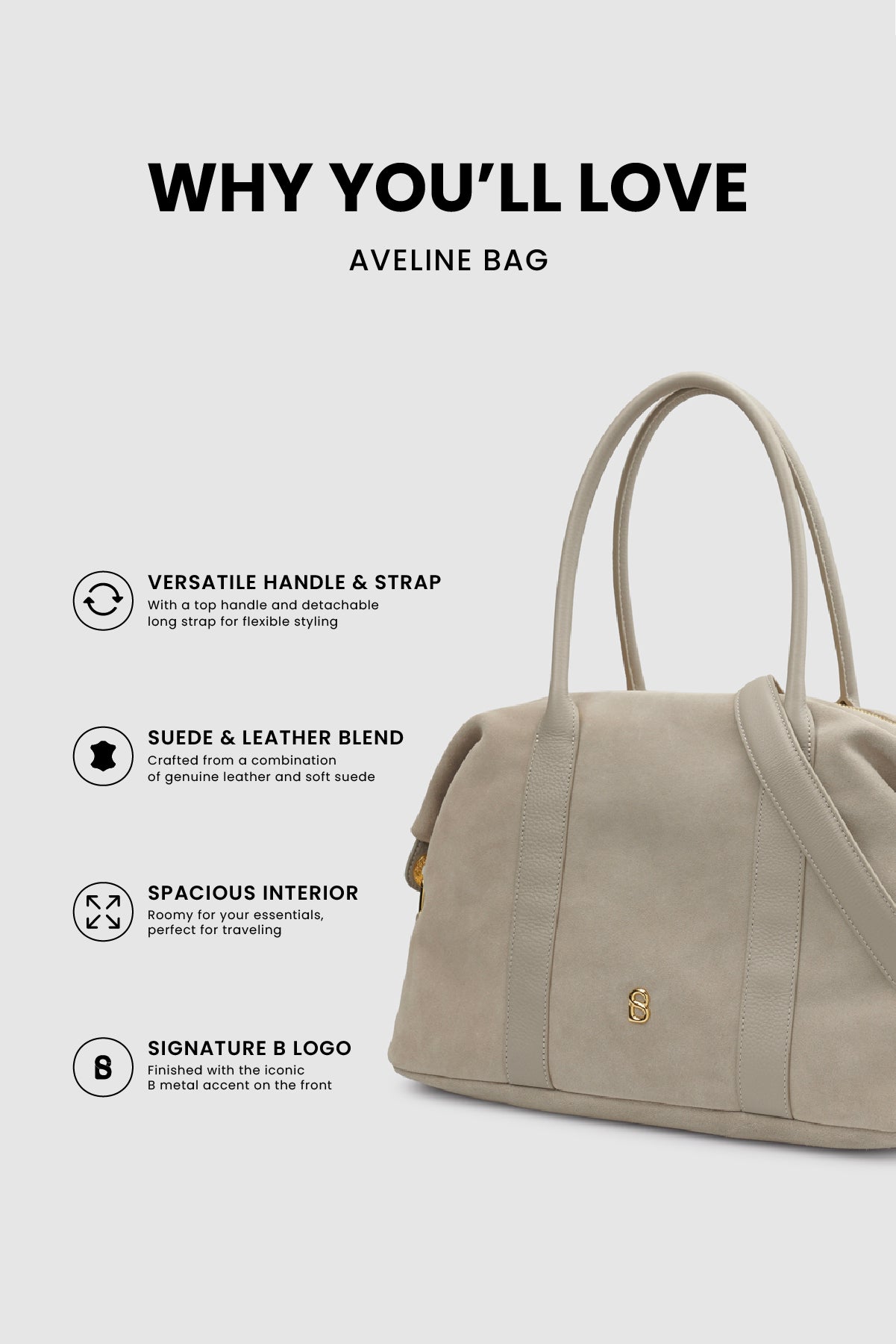 Aveline Bag - Grey