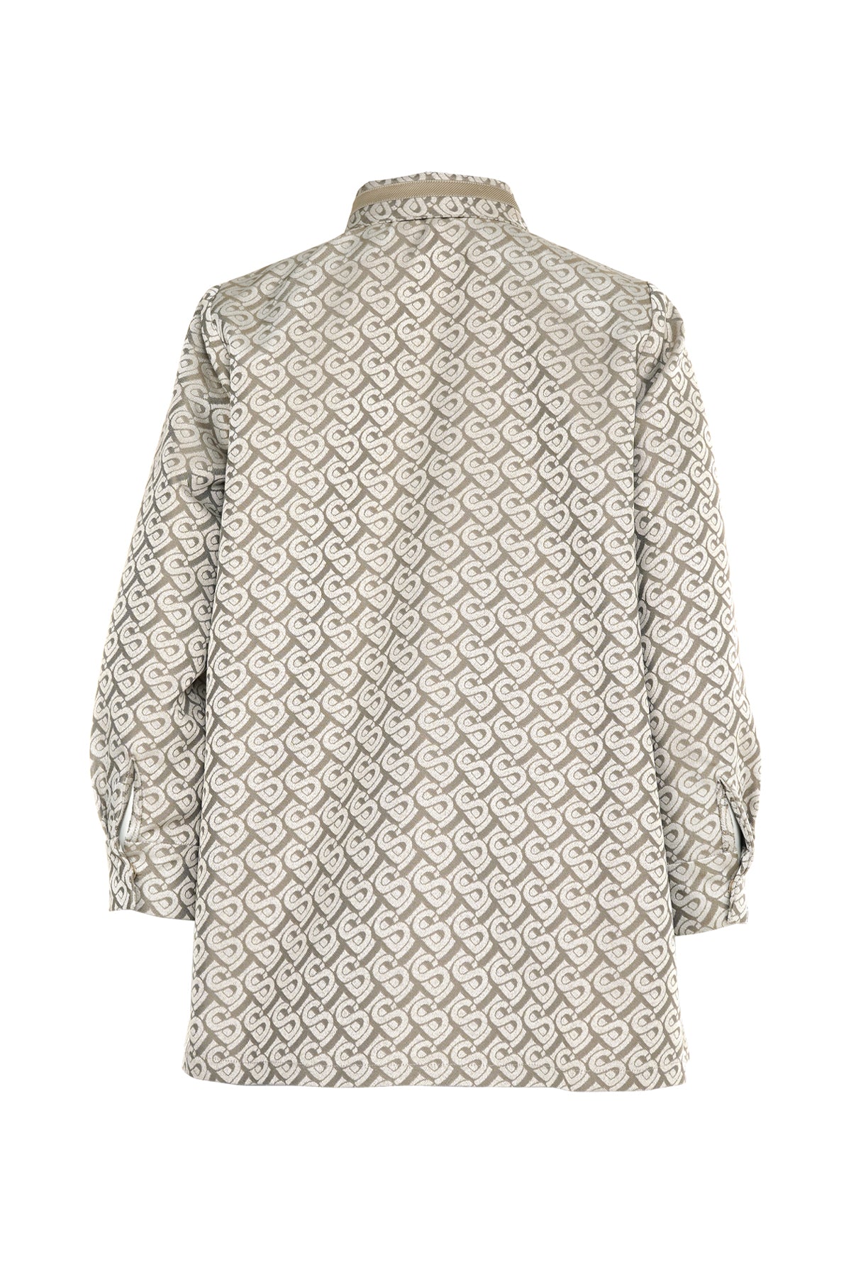 Bimu Jacquard Basic Shirt - Brown