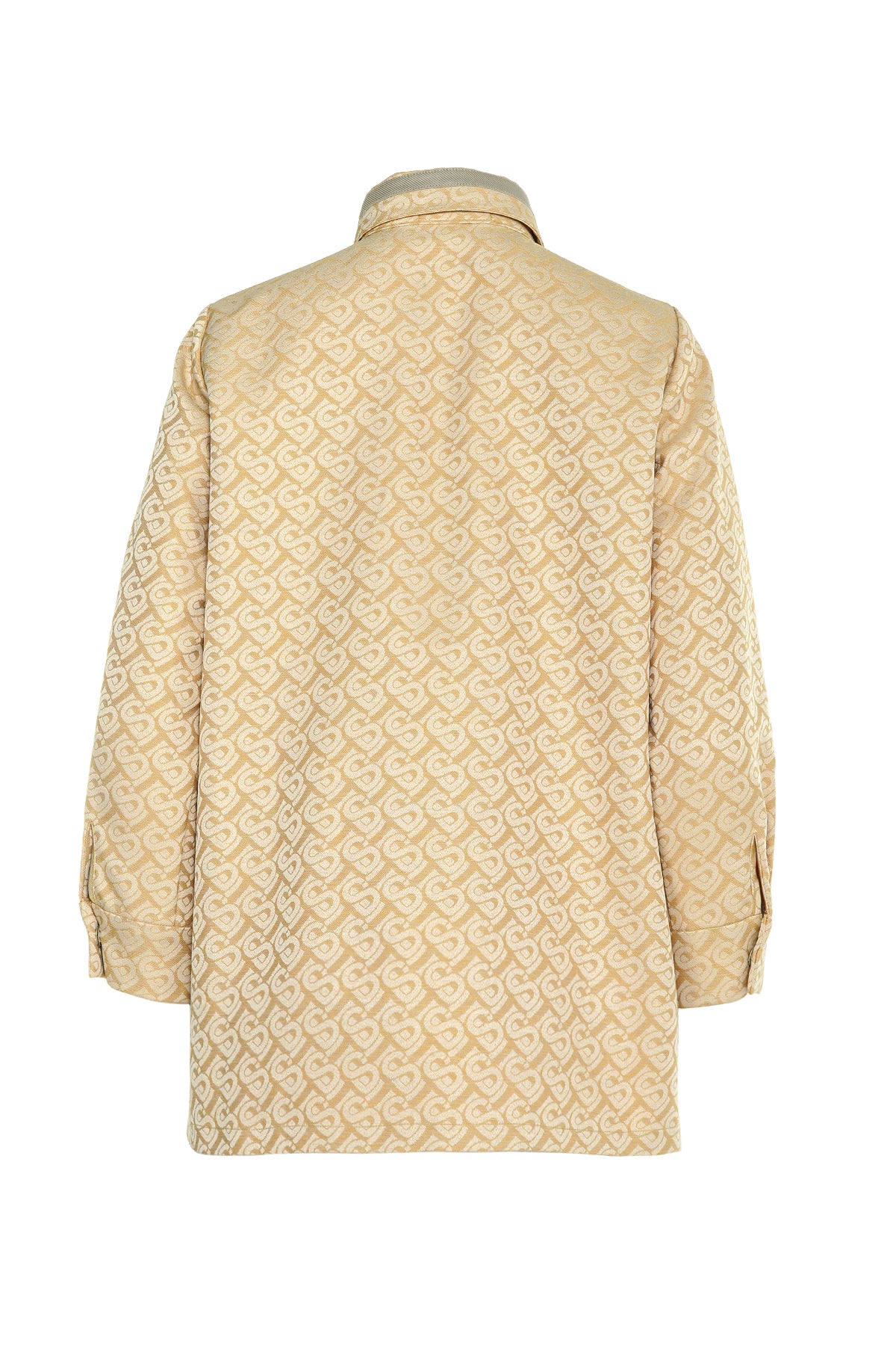 Bimu Jacquard Basic Shirt - Mustard