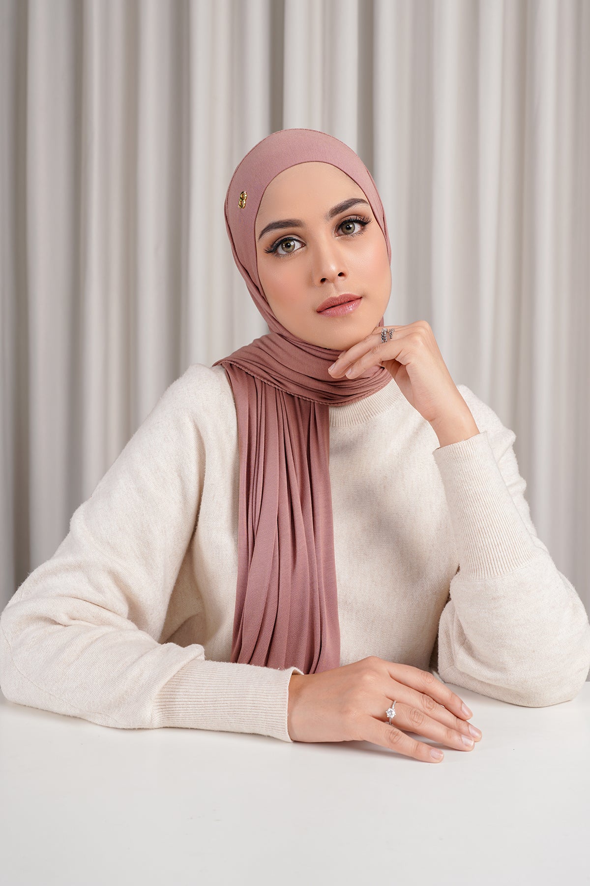 Lisa Jersey Instant - Mauve