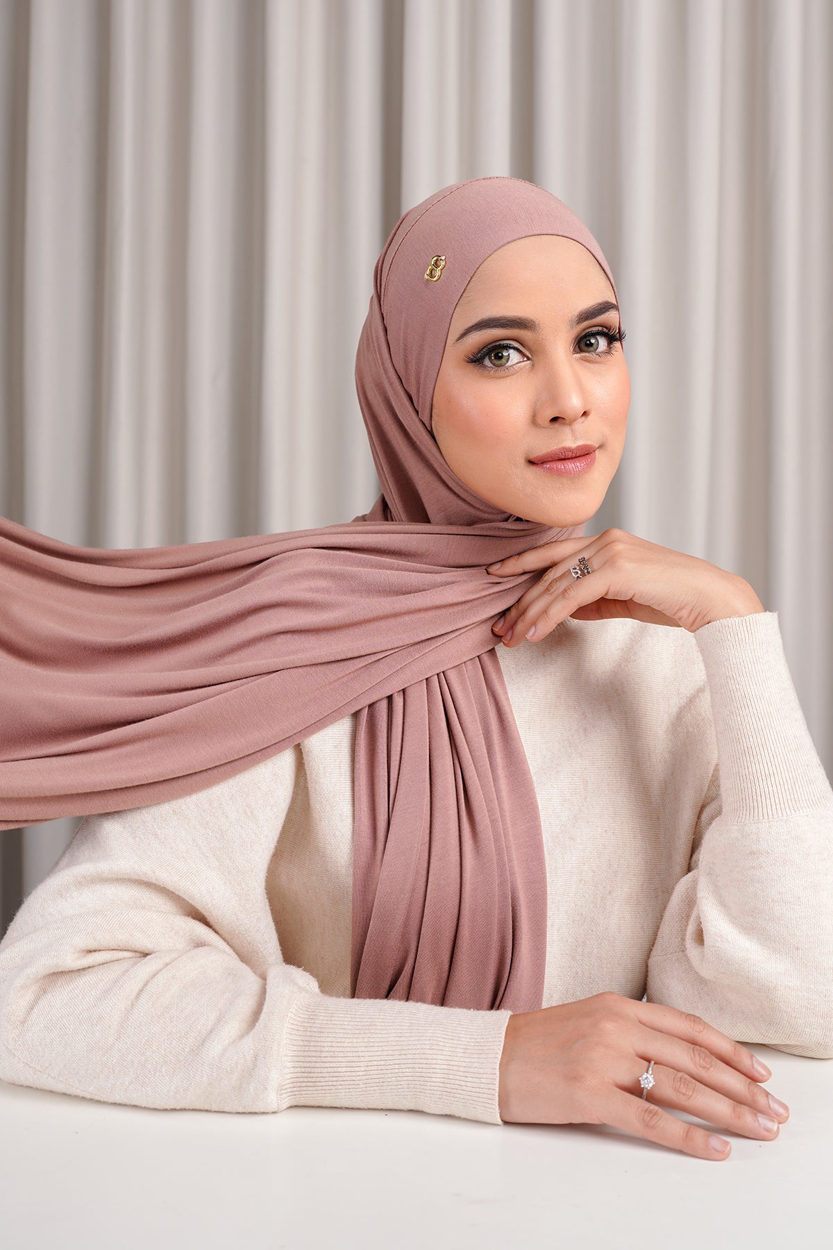 Lisa Jersey Instant - Mauve