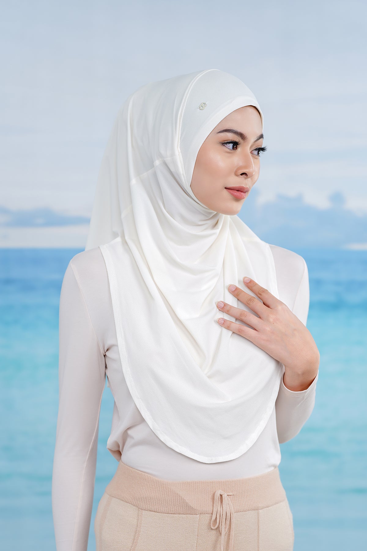 Active Slip-on Long - Ivory