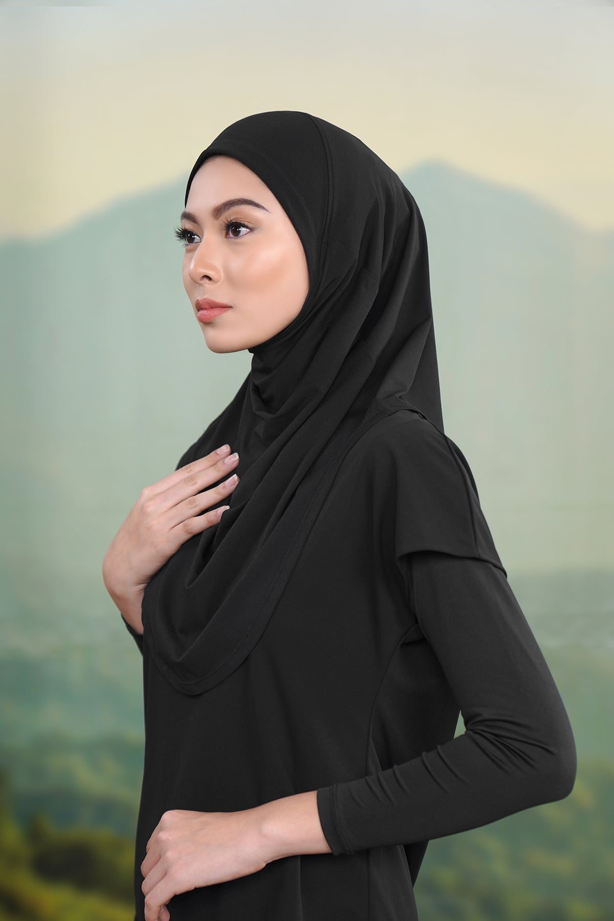 Active Slip-on Şort - Siyah