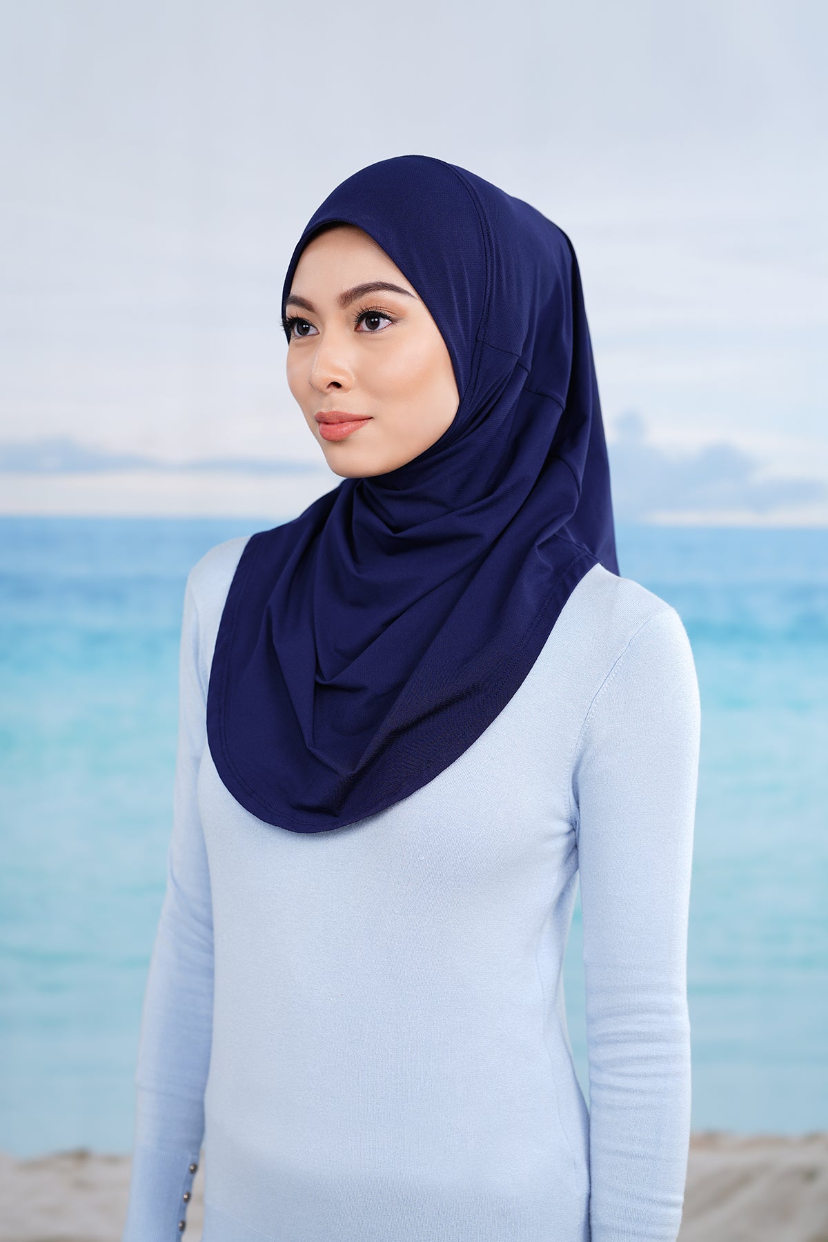 Active Slip-on Şort - Lacivert