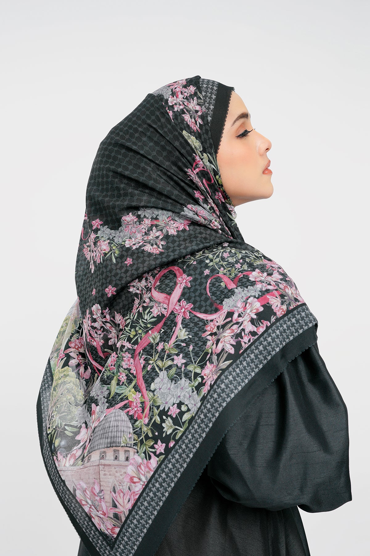 Al Aqsa Voile Square - Black