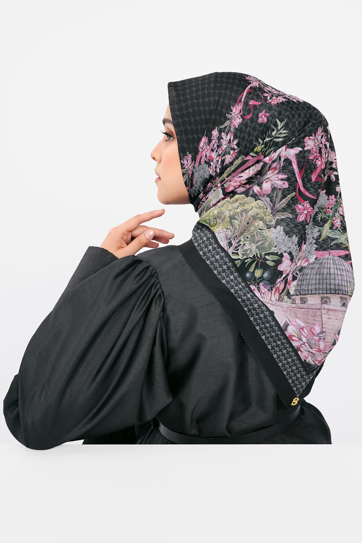 Al Aqsa Voile Square - Black