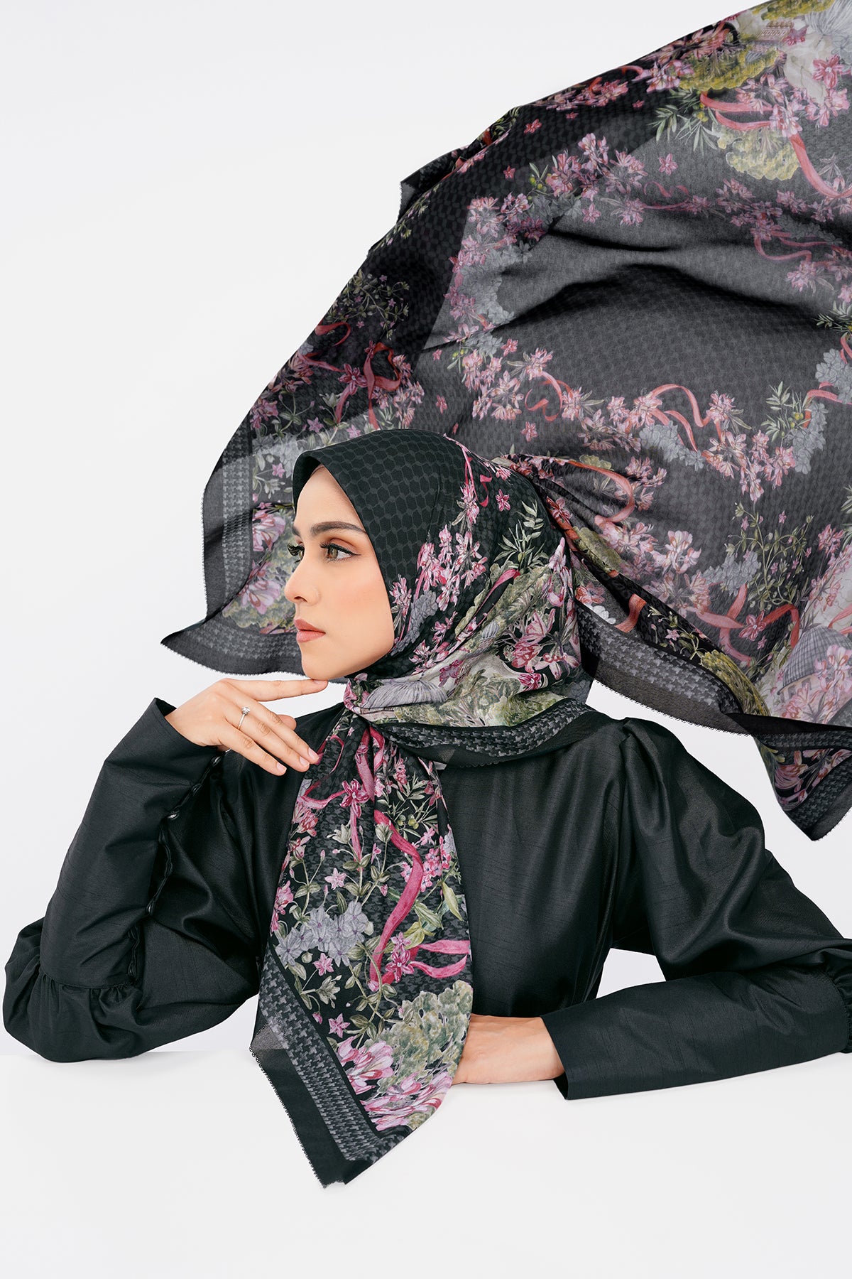 Al Aqsa Voile Square - Black