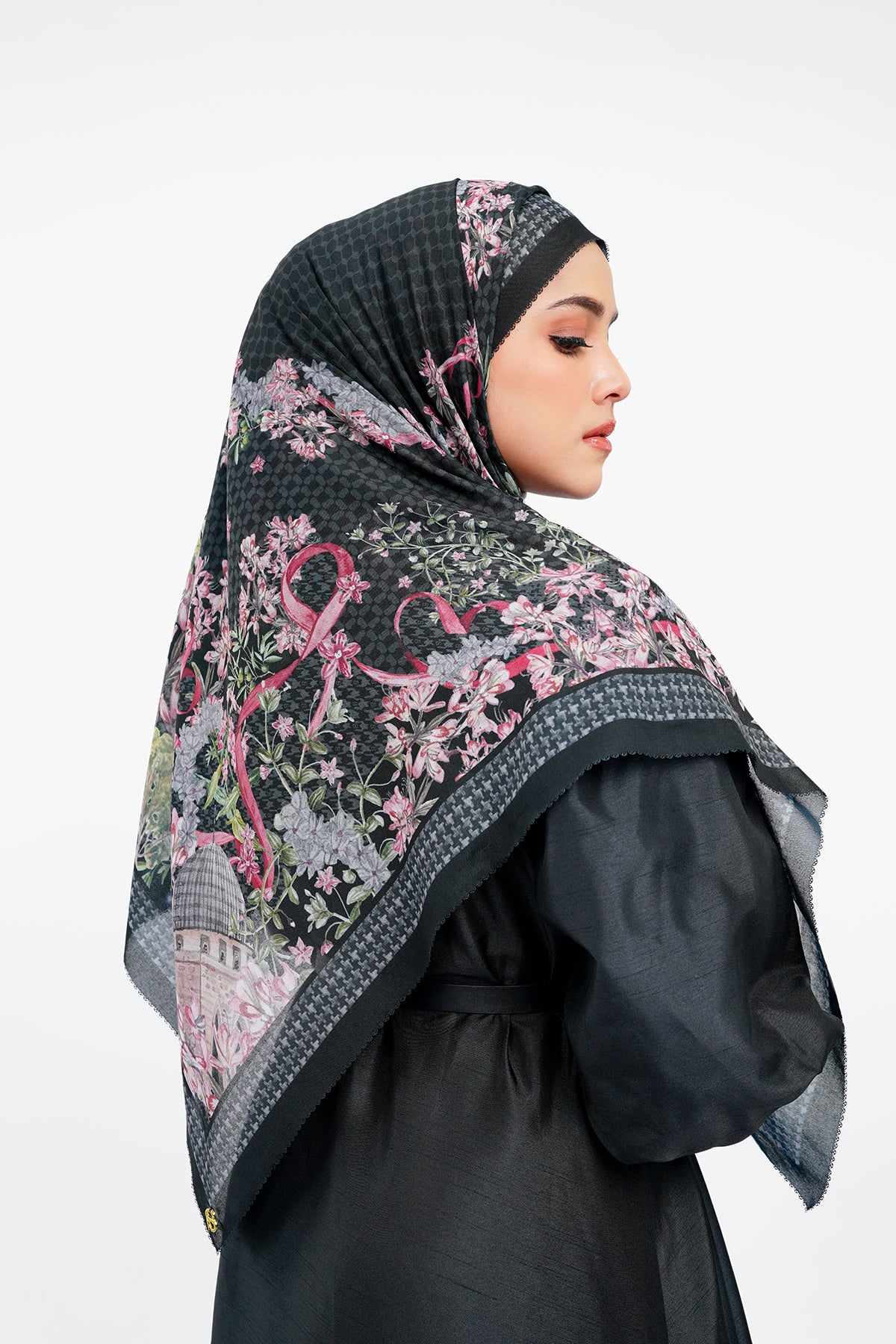 Al Aqsa Voile Square - Black