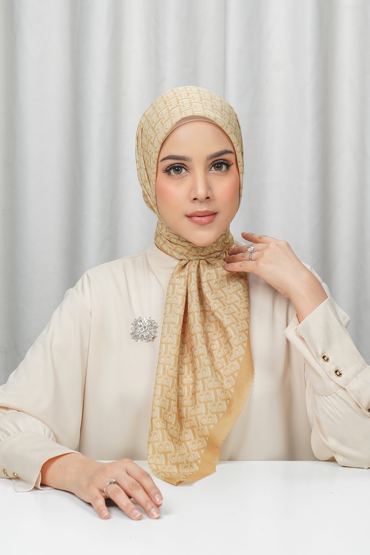 Bimu Voile Square - Butter