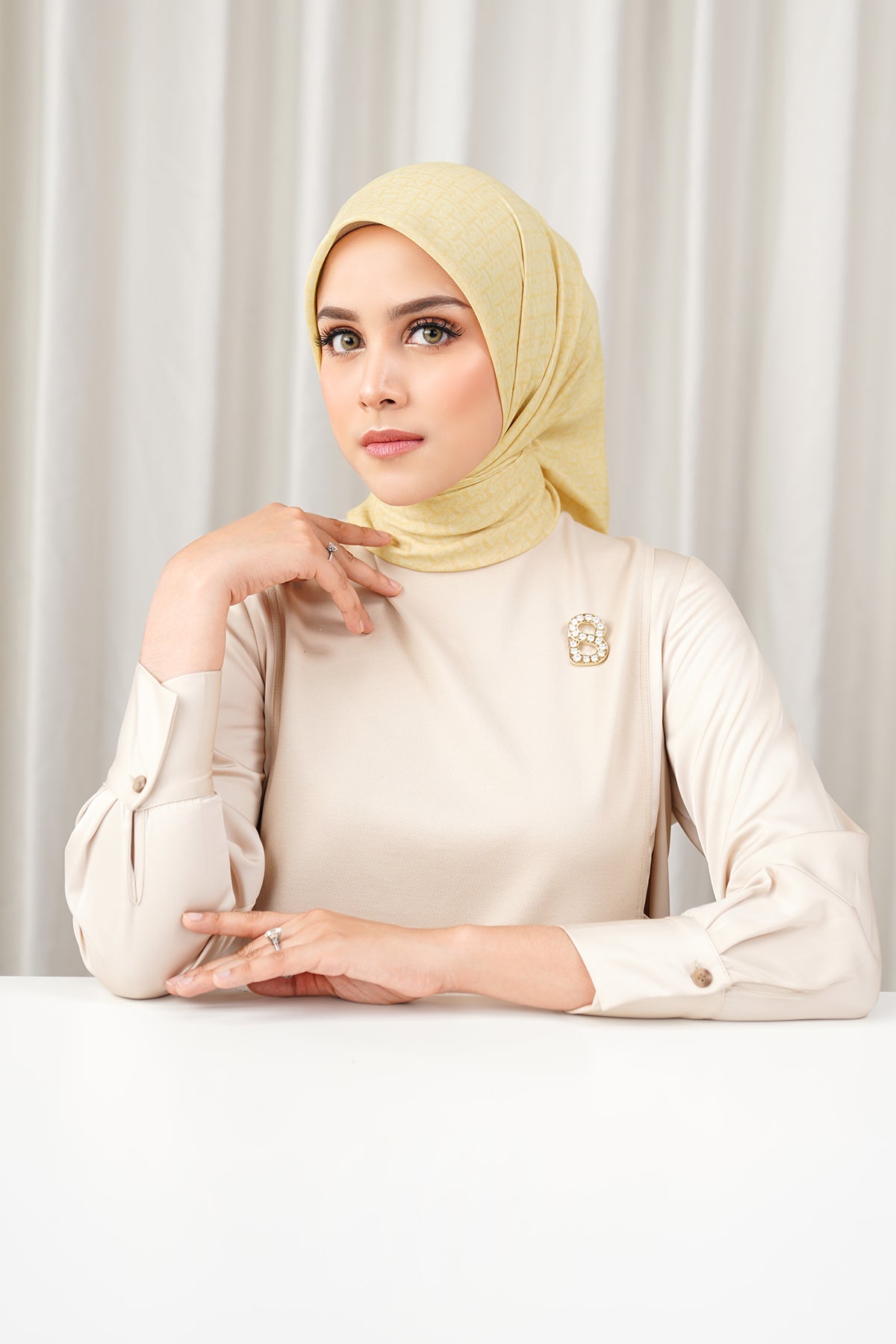 Bimu Voile Square - Sun Light