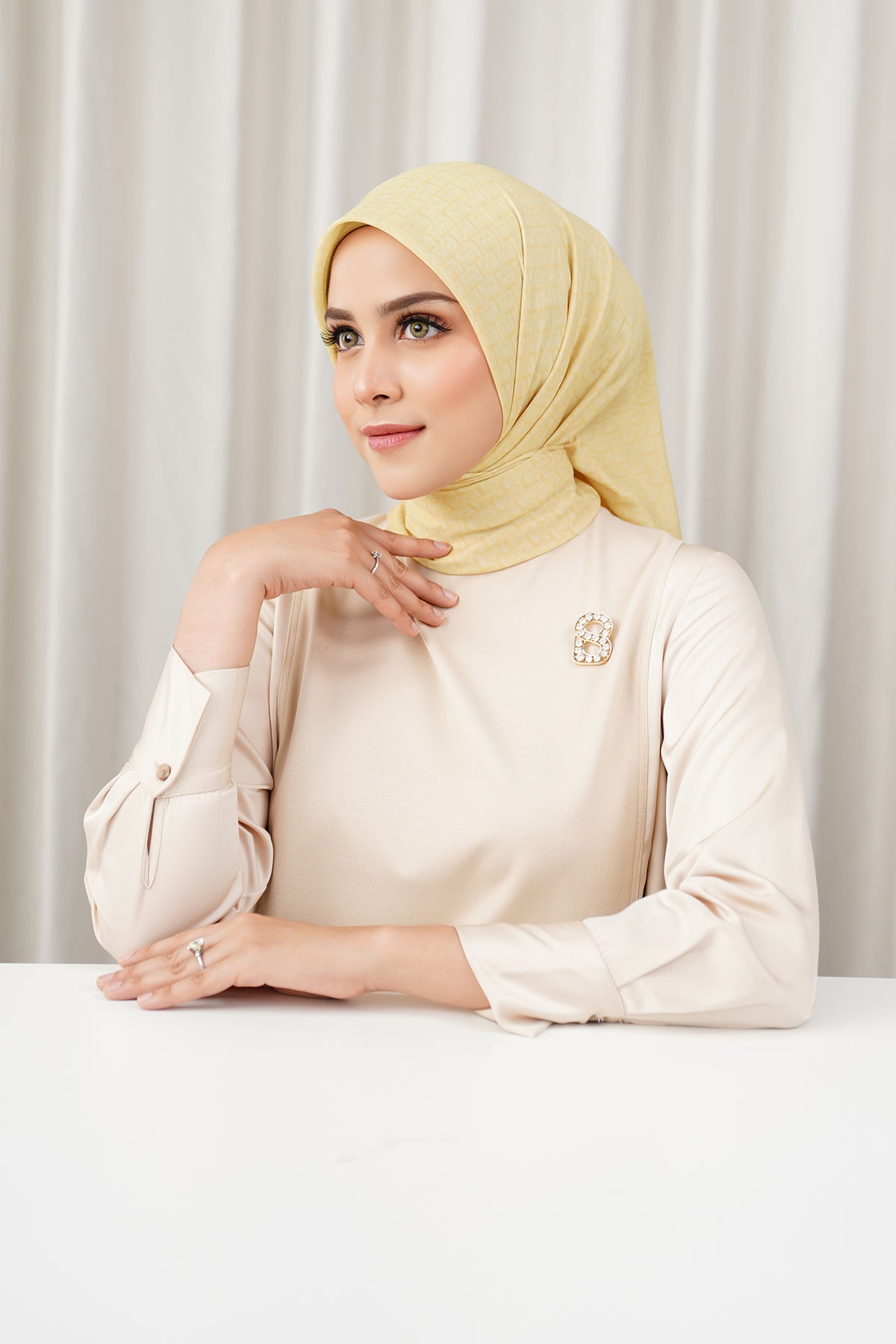 Bimu Voile Square - Sun Light