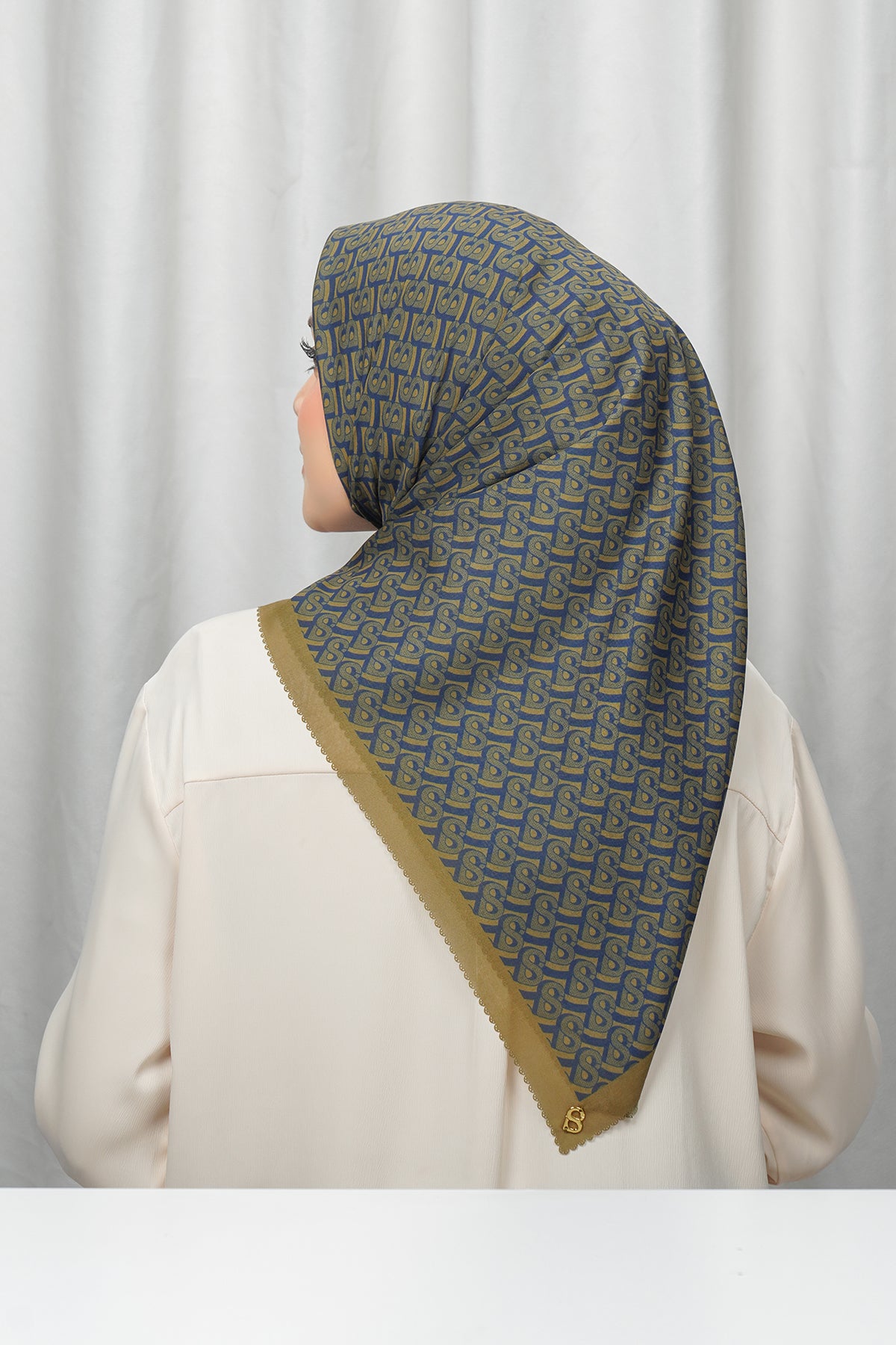 Bimu Voile Square - Twilight Green