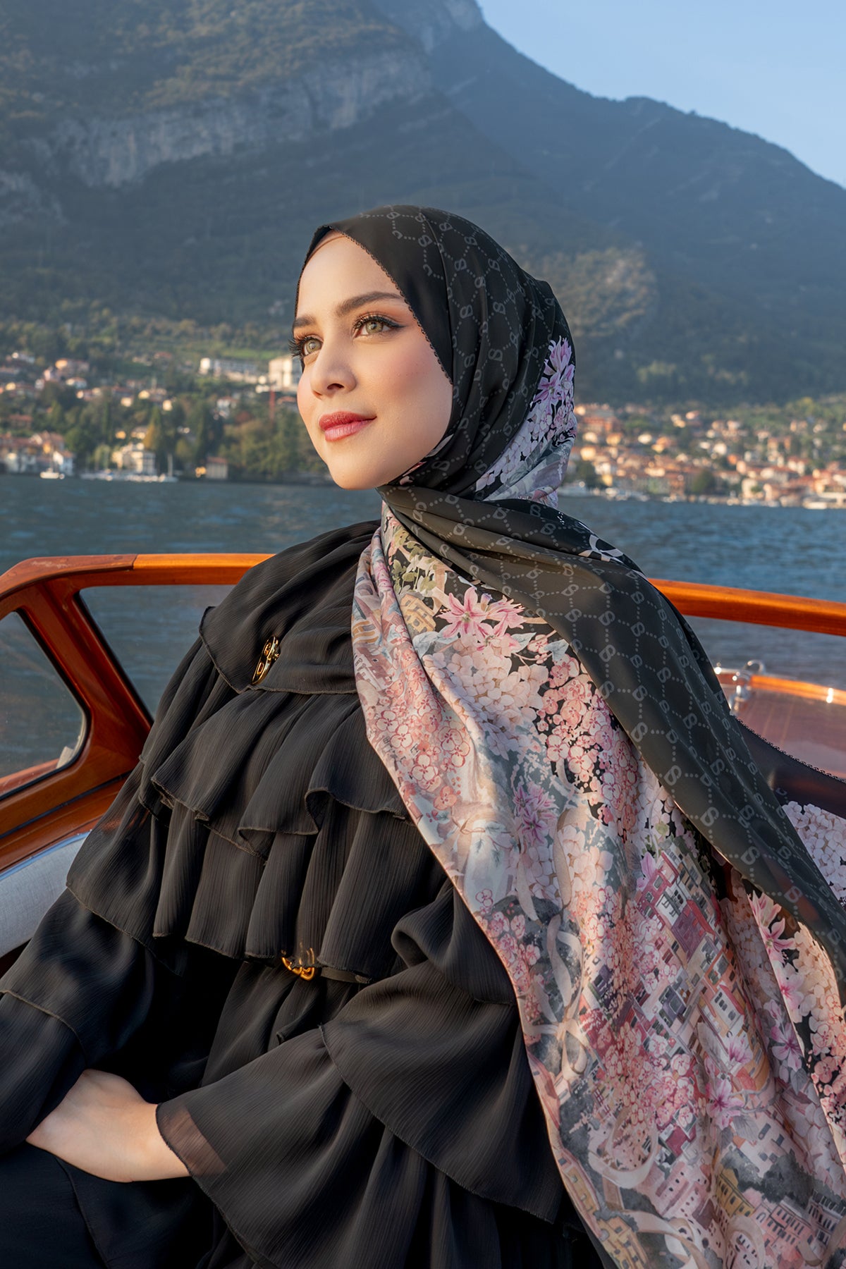 Como Saten Şal - Espresso