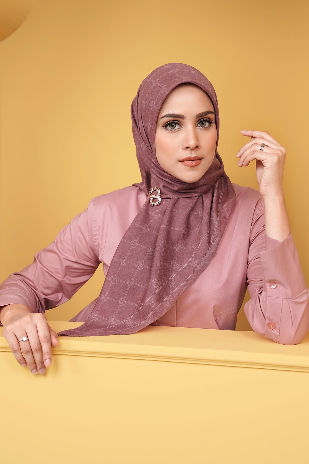 Decorda Voile Square - Apple Butter